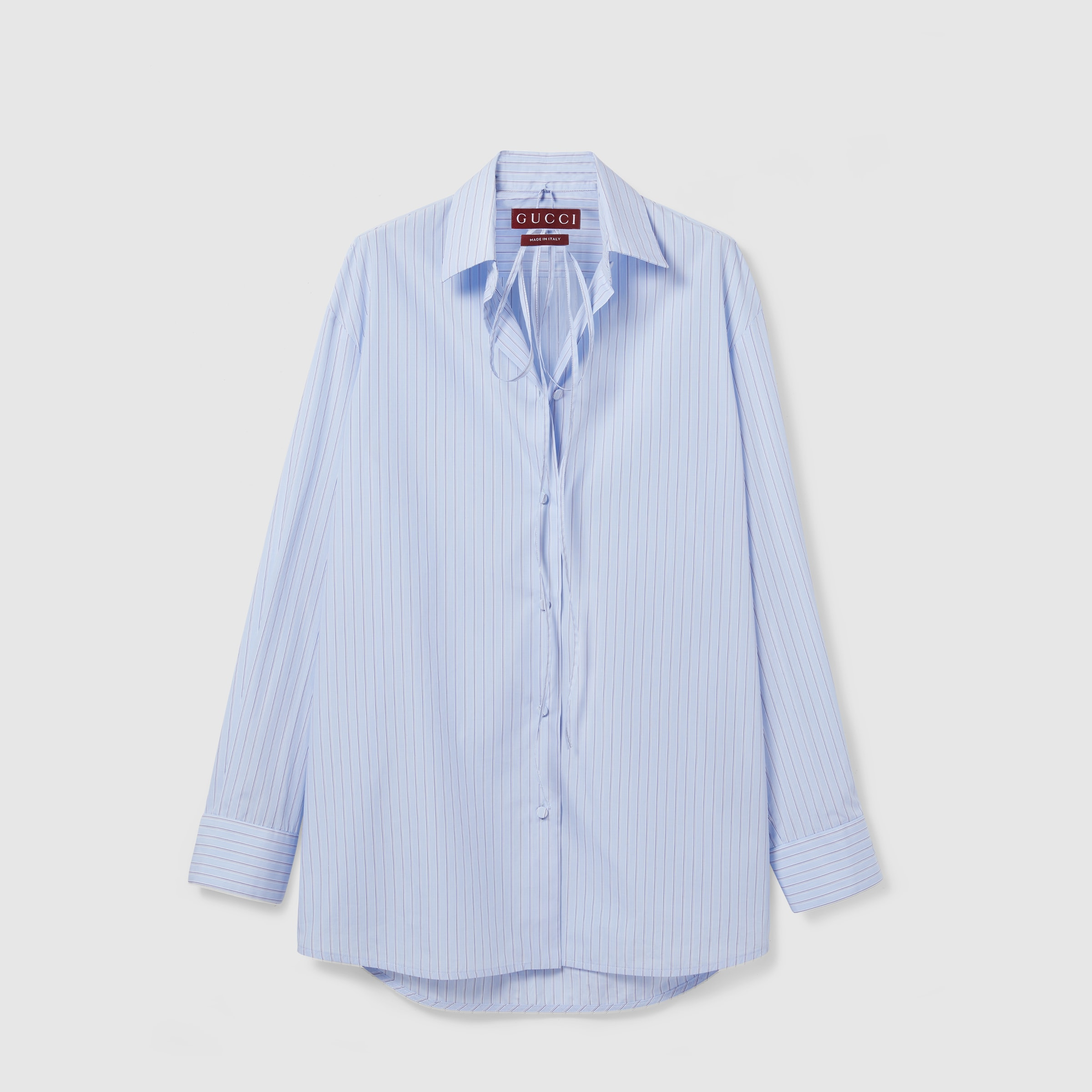 Striped cotton shirt - 1