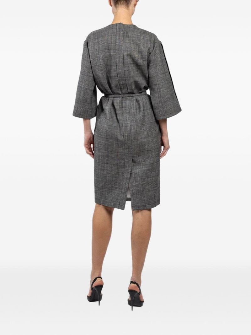 Diana belted check mini dress 4