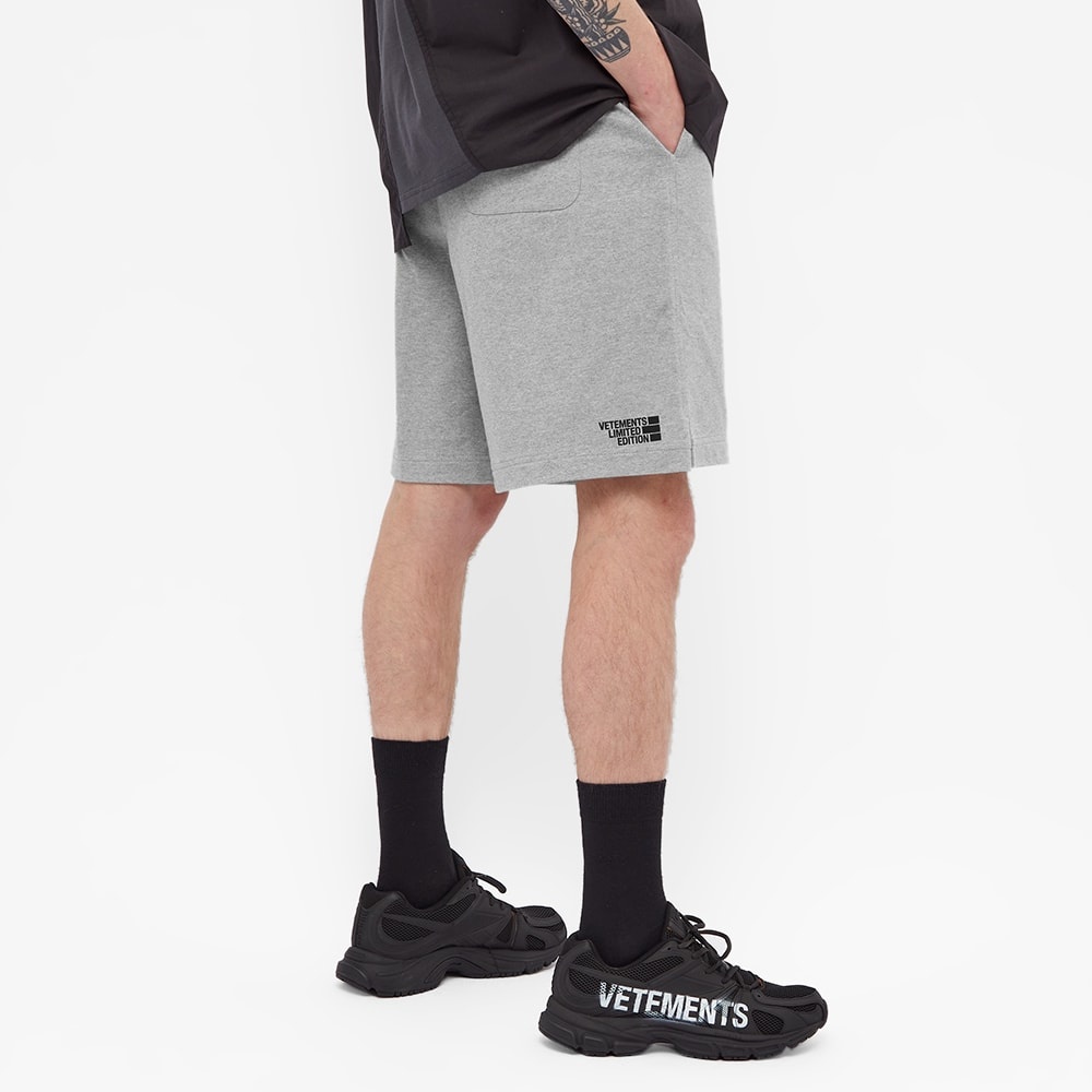 VETEMENTS Logo Limited Edition Jersey Short - 5