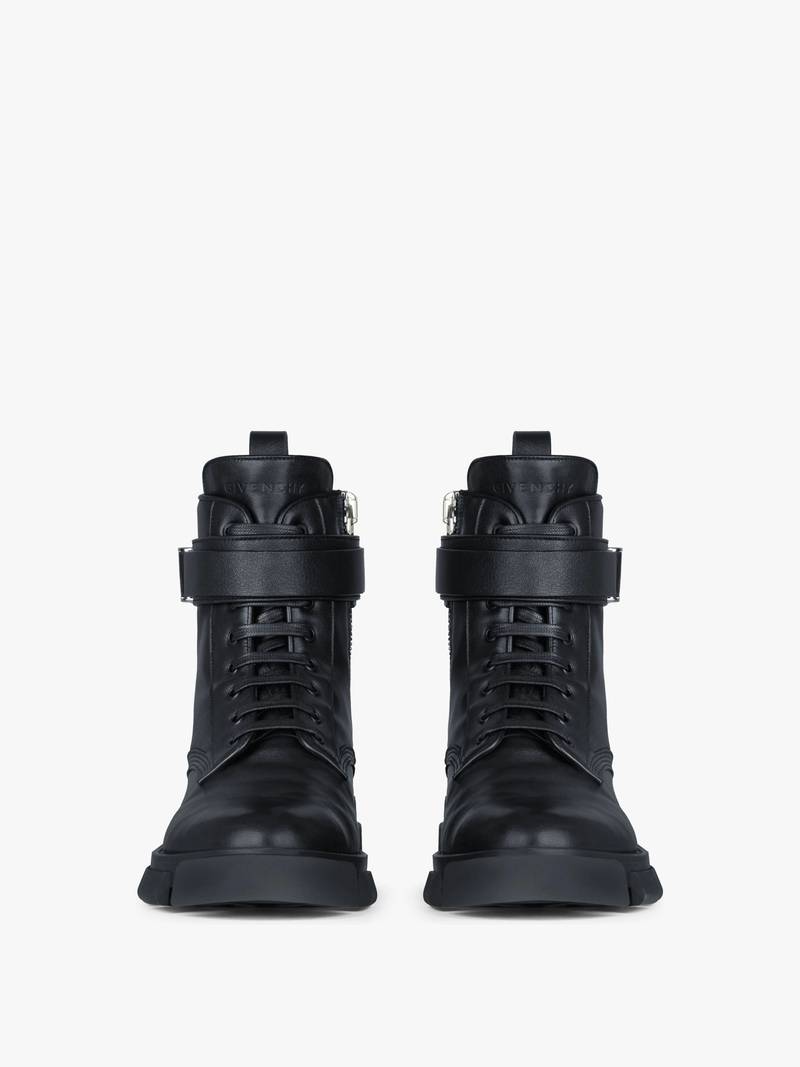 Givenchy TERRA BOOTS IN LEATHER WITH 4G BUCKLE outlook
