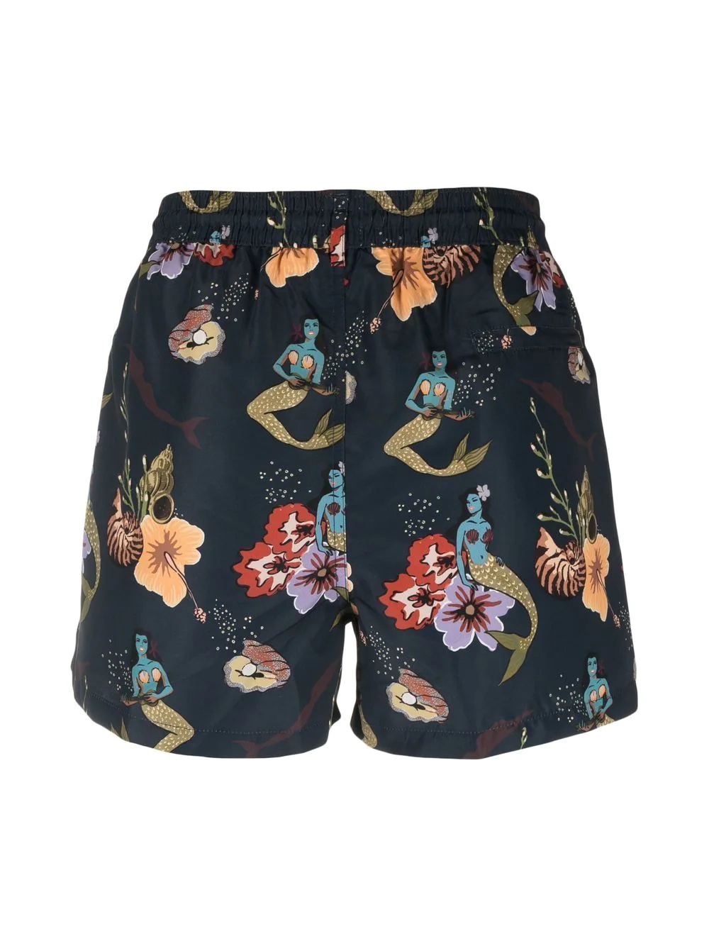 floral mermaid-print swimming shorts - 2