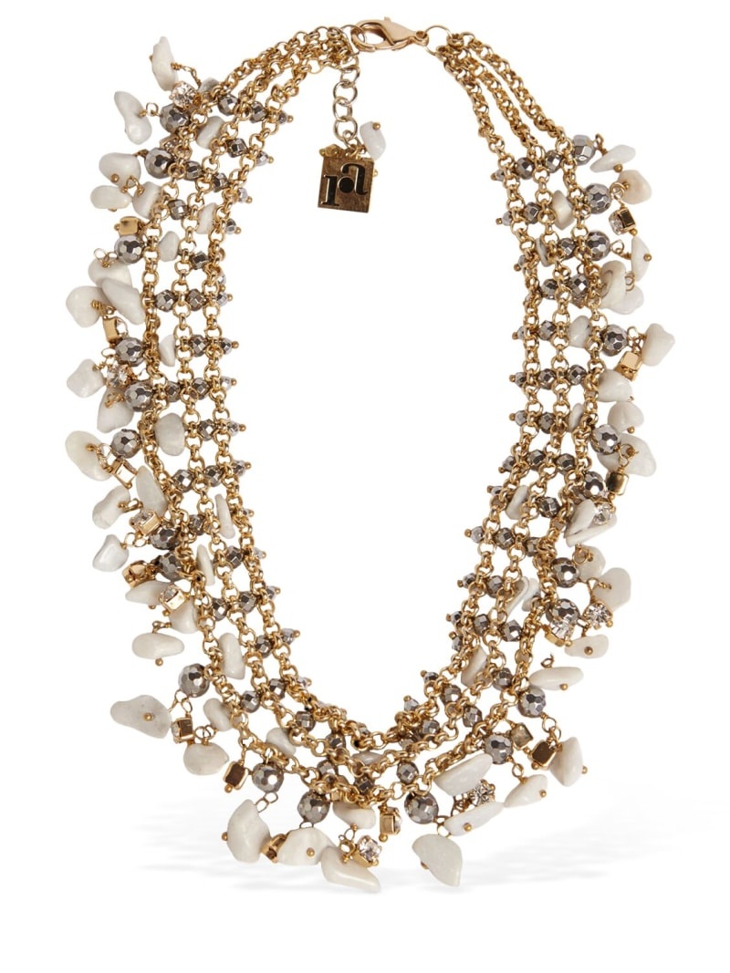 Baia mini stone collar necklace - 1