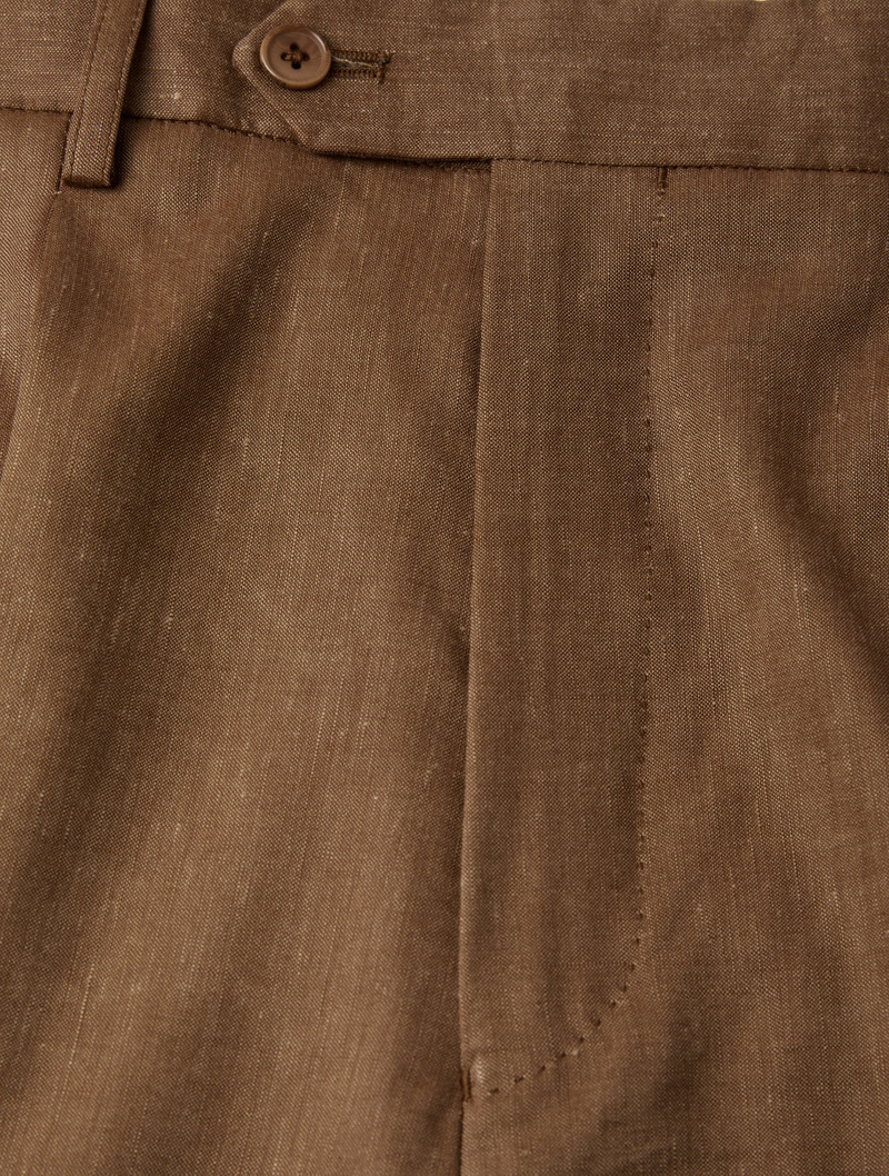 FRESCOBOL CARIOCA AFFONSO LINEN-WOOL TROUSERS outlook