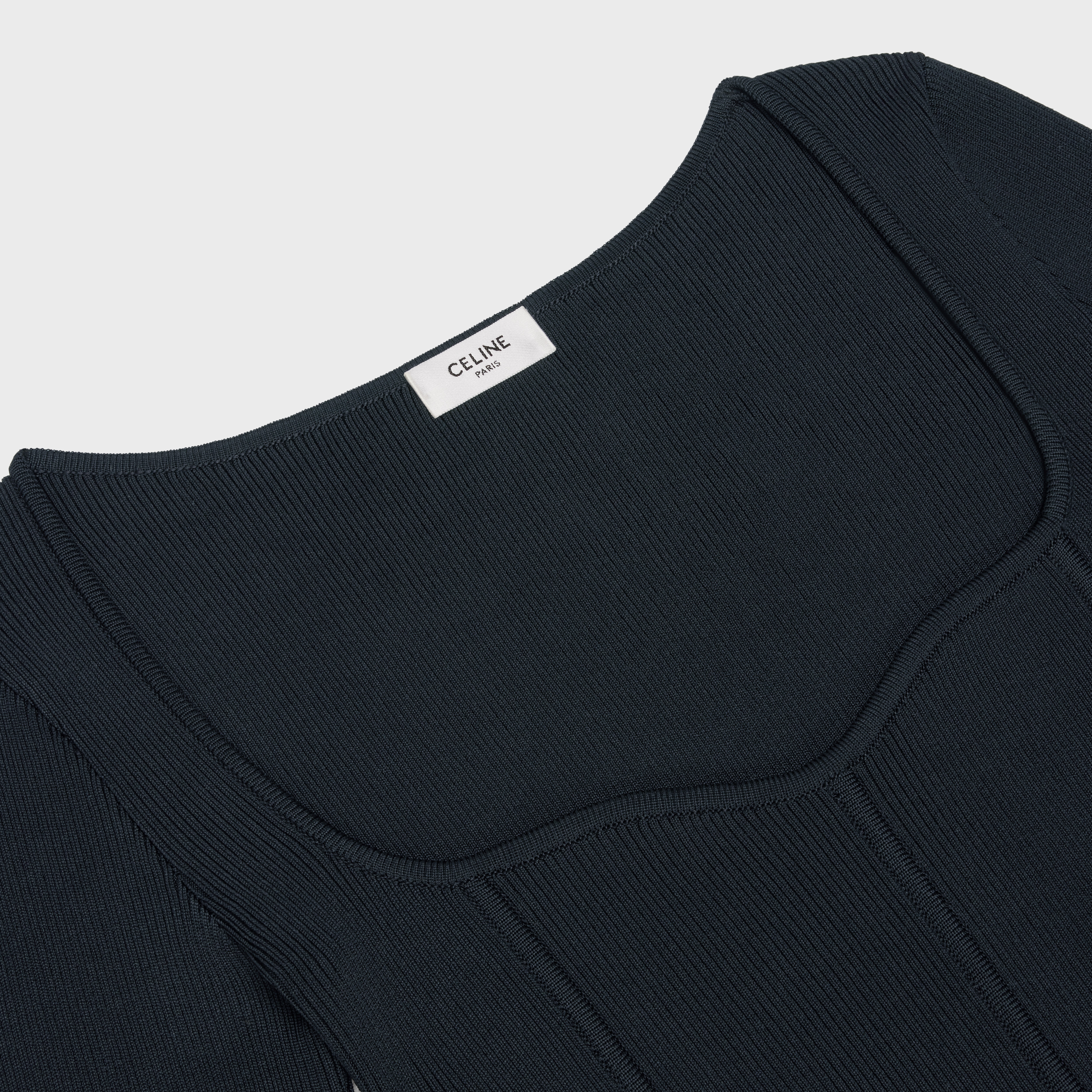 TRIOMPHE CROP TOP IN UNDERPINNING SILK - 3