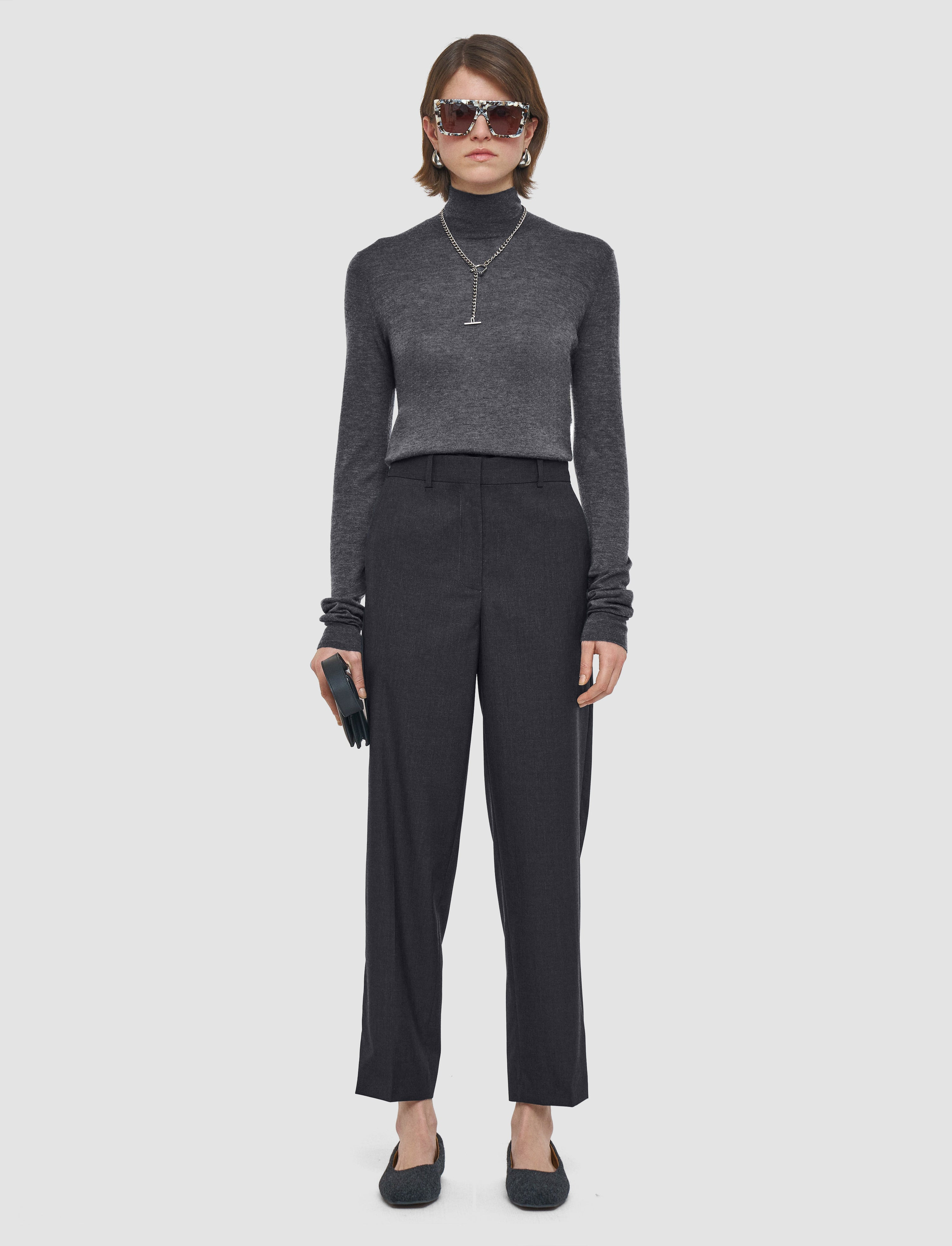Trina Light Wool Tailoring Trousers - 2
