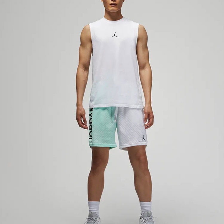 Air Jordan Casual Breathable Running Solid Color Sports Basketball Breathable Vest White DM1828-100 - 3