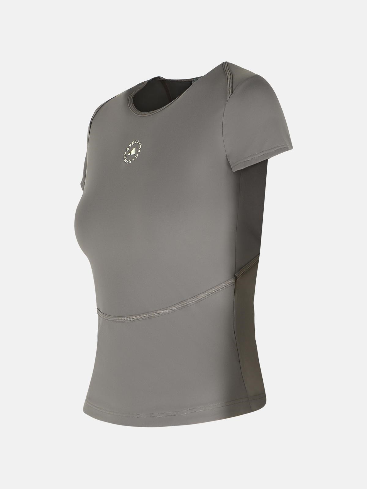 'TPR' GREY POLYAMIDE BLEND T-SHIRT - 2
