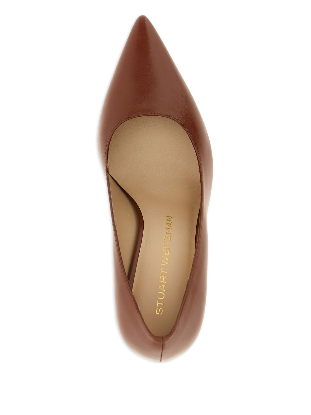 Power pointed-toe leather pumps - 4