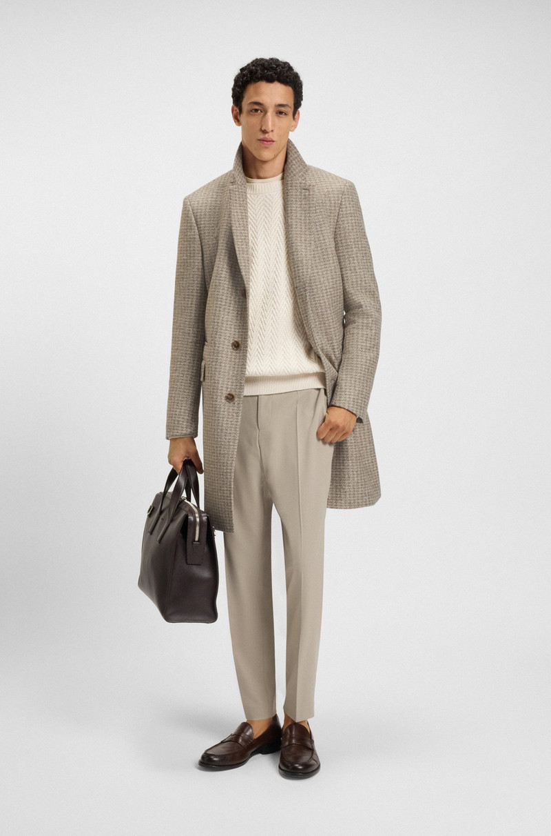 BOSS SLIM-FIT COAT WITH DETACHABLE INNER outlook