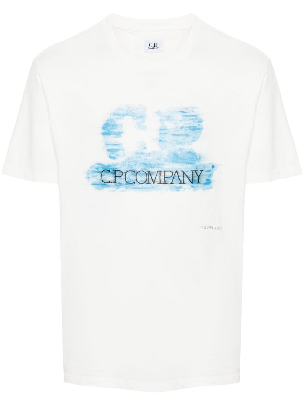 logo-print cotton T-shirt - 1