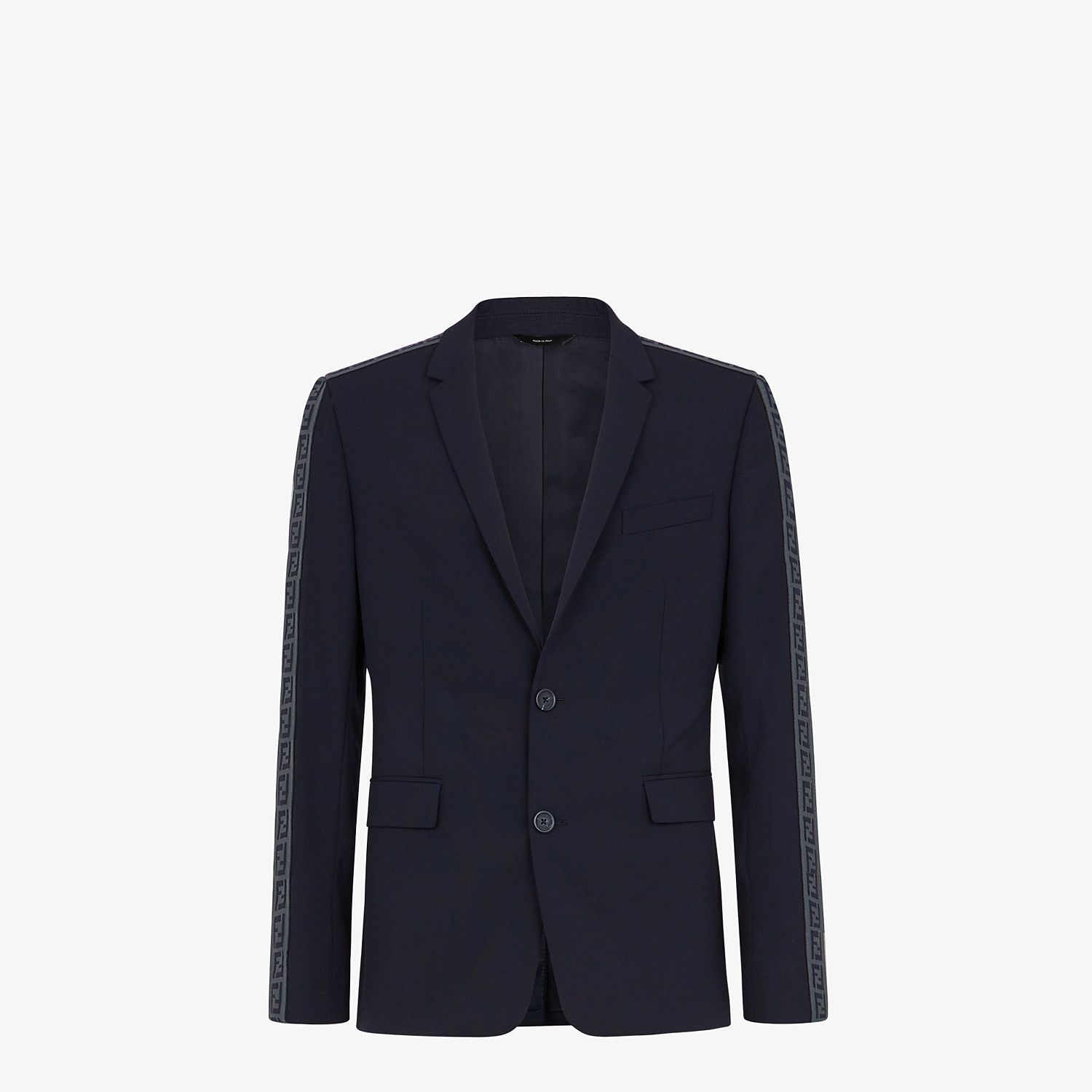 Blazer in blue cool wool - 1