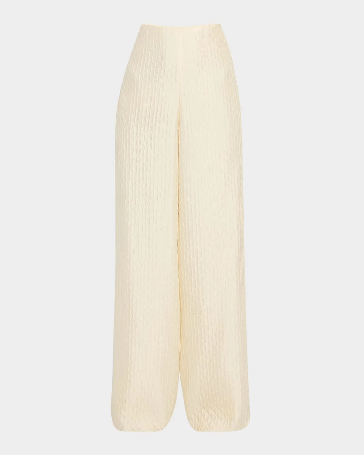 Dresden Diamond Cloquet Wide-Leg Trousers - 1