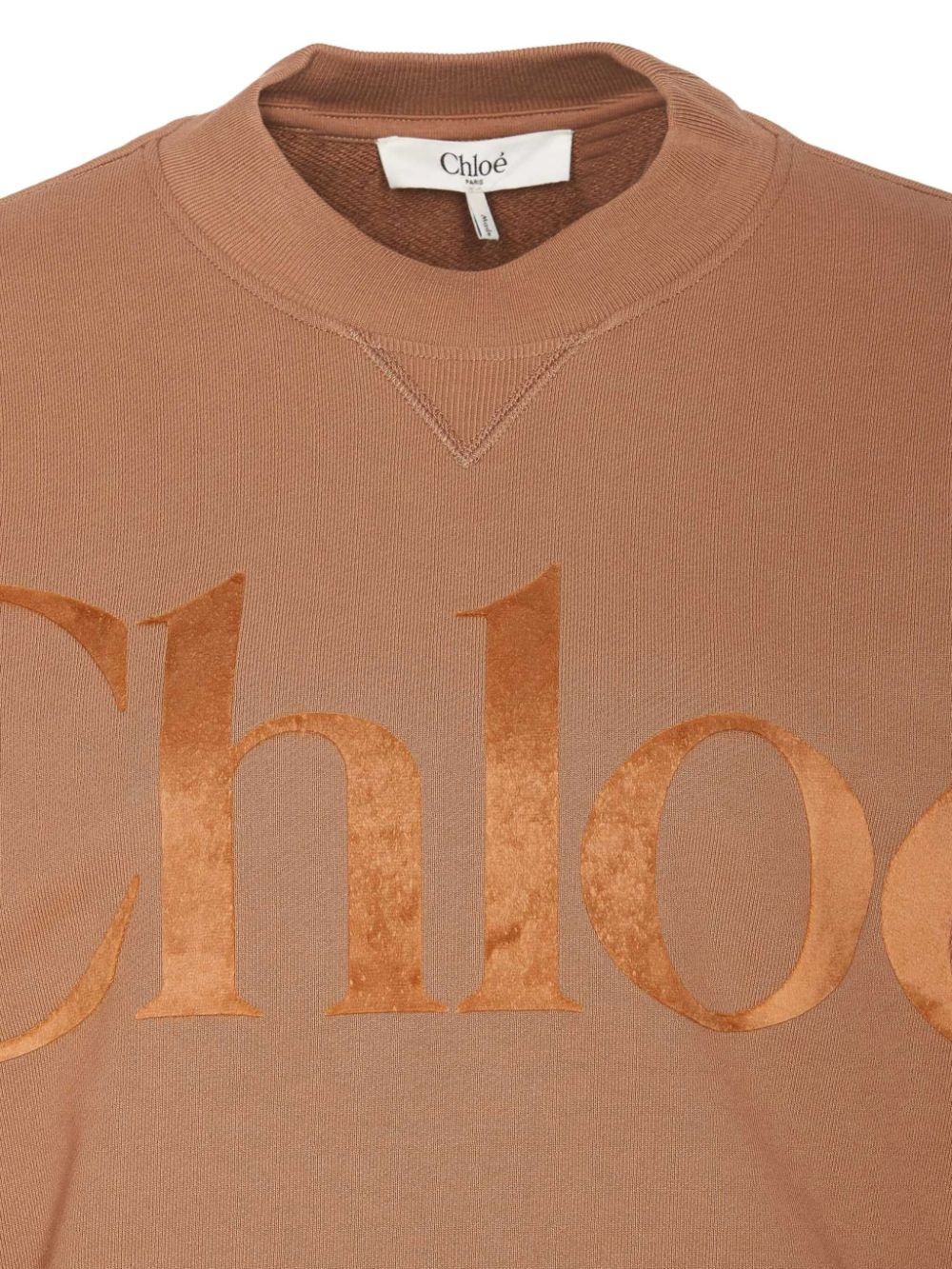 logo-embossed sweatshirt - 4