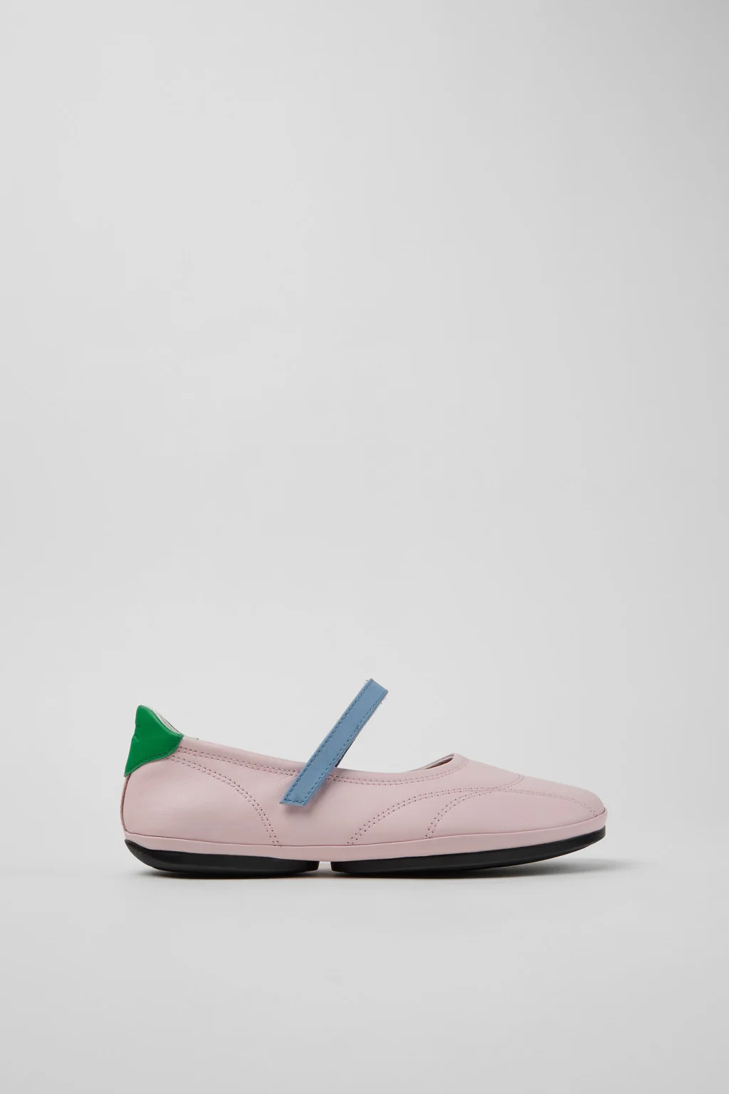 Twins Multicolor Leather Ballerinas for Women. - 1
