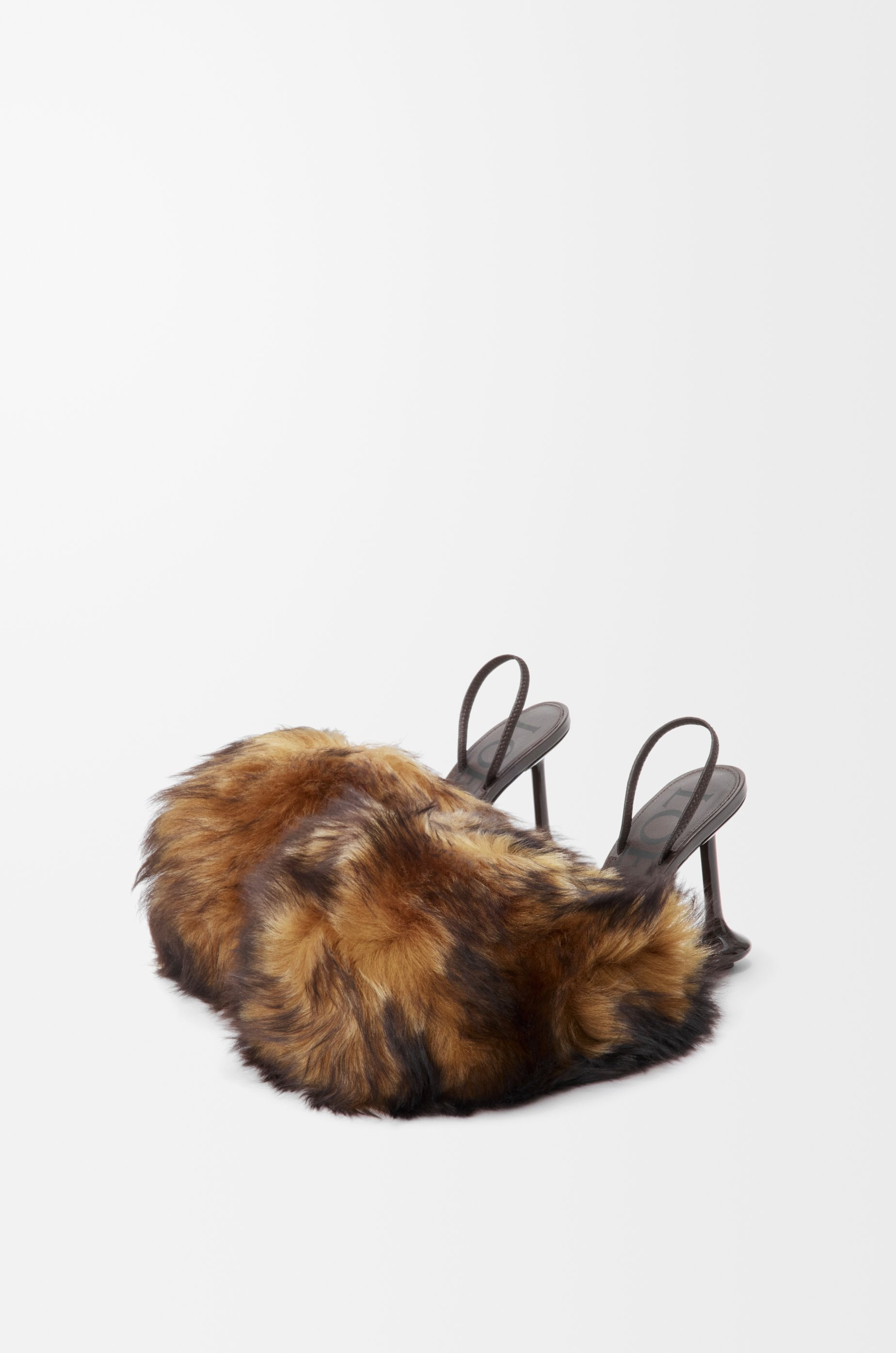 Toy slingback pump in shearling - 2