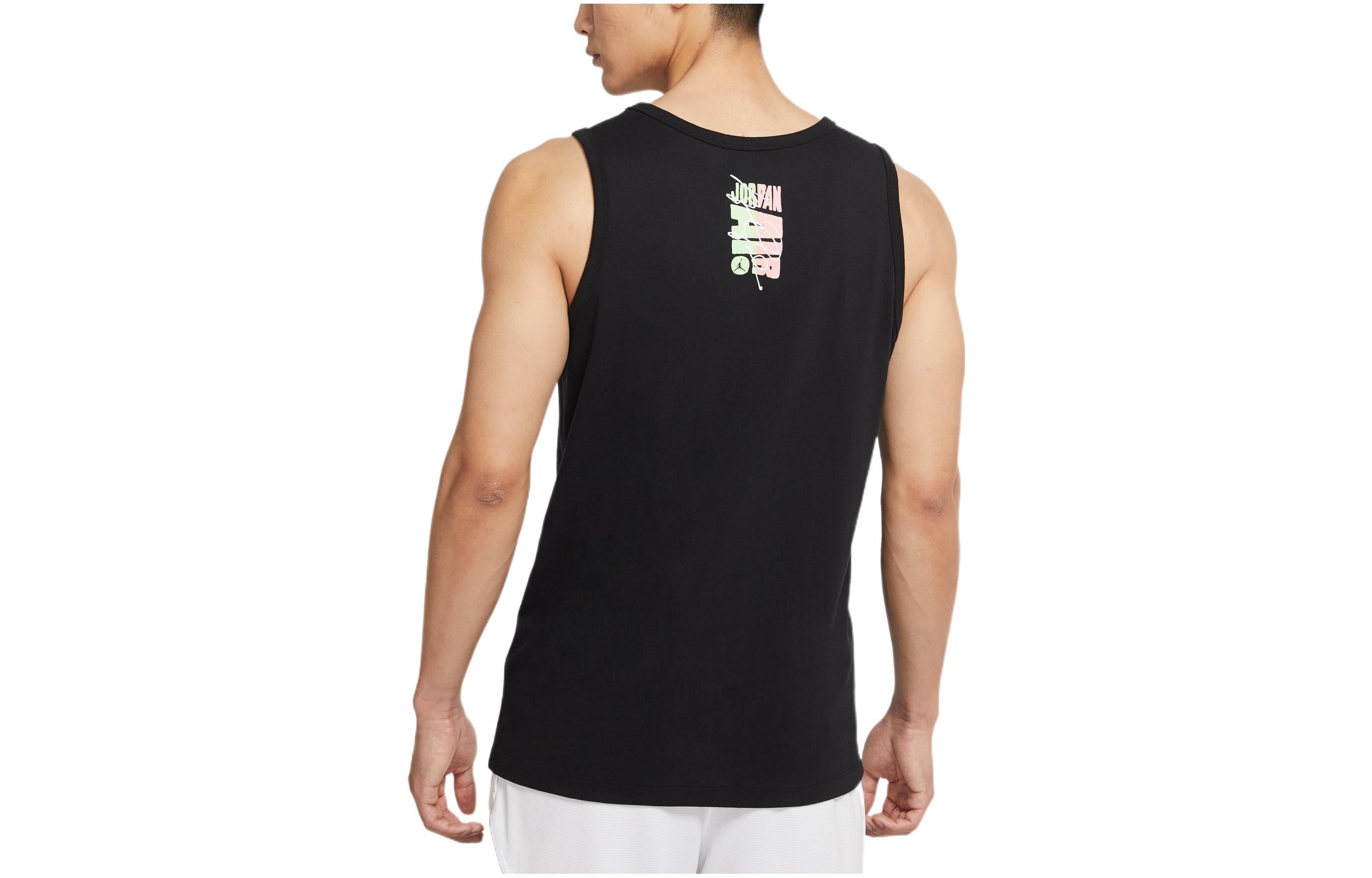 Air Jordan Pattern Printing Sports Vest Men's Black DQ5878-010 - 4
