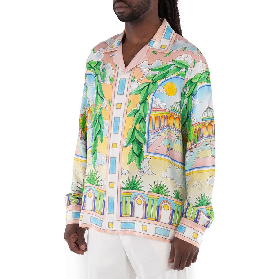 Casablanca Men's Paysage Ideal Silk Shirt - 2