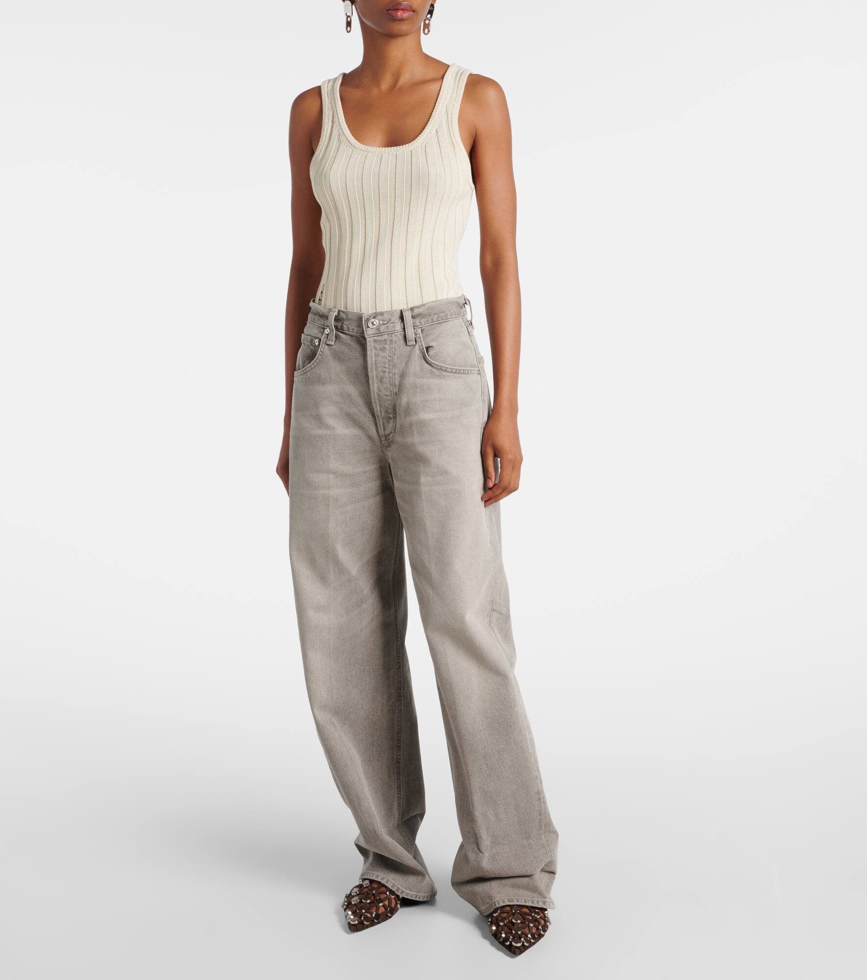 Ayla barrel-leg jeans - 6