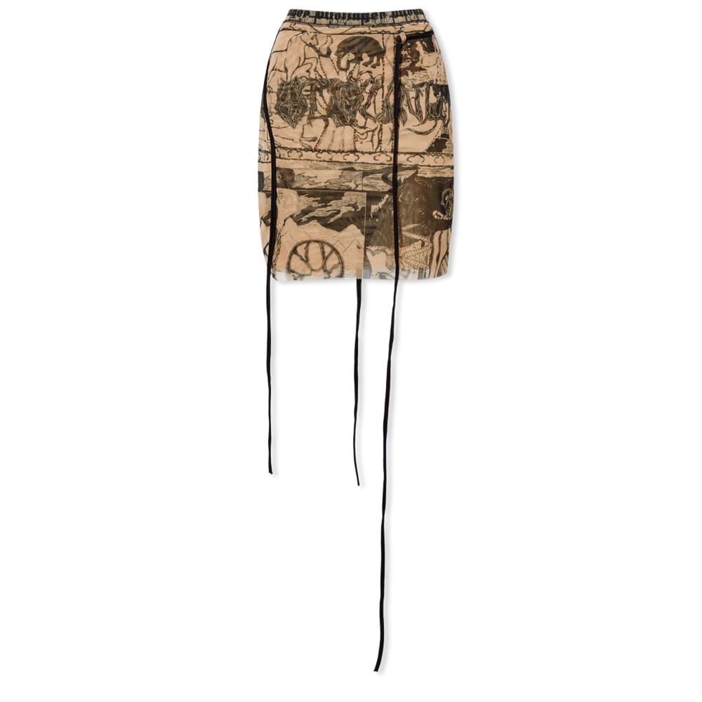 Ottolinger Mesh Wrap Mini Skirt - 1