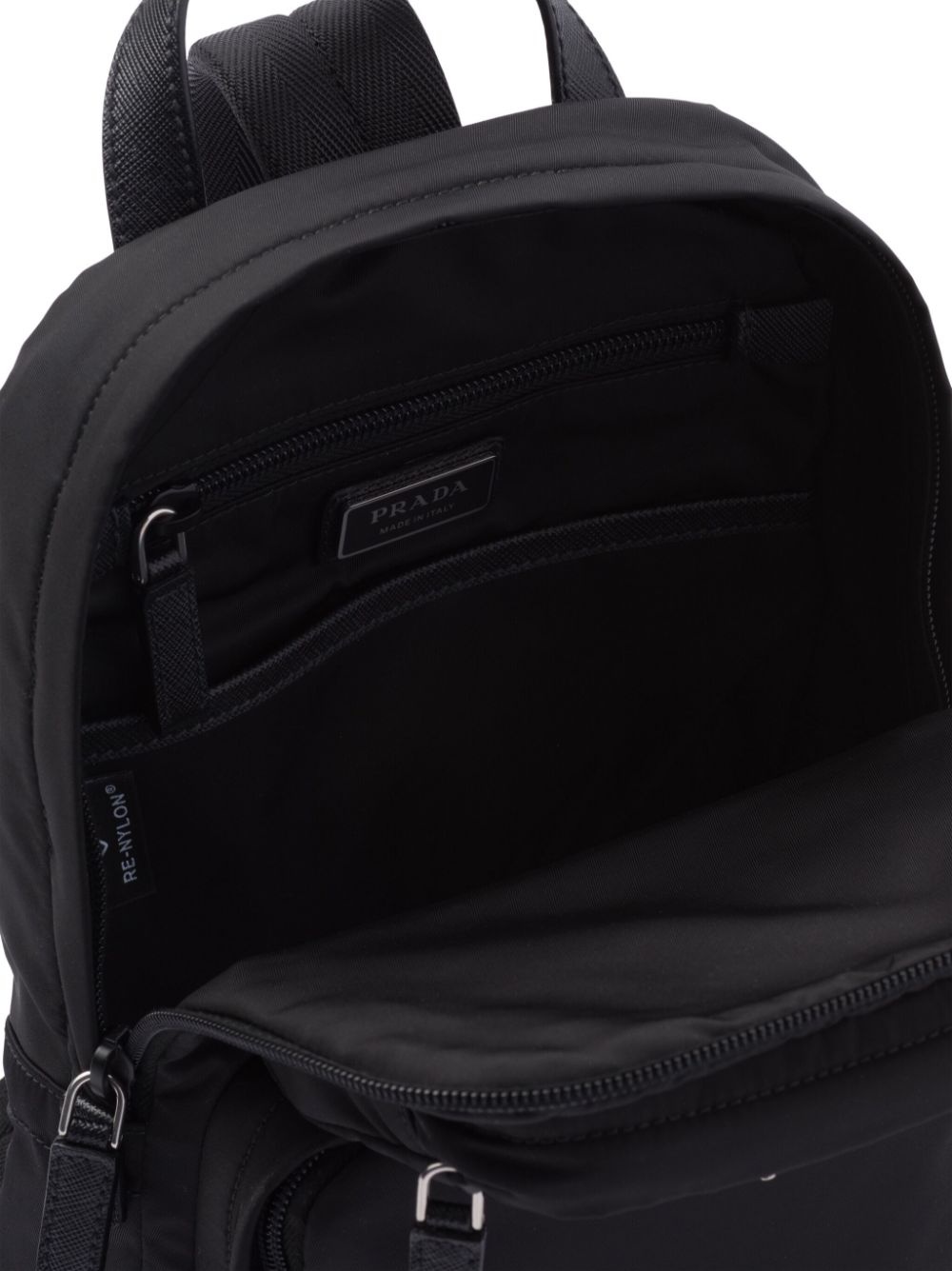 enamel triangle-logo backpack - 6