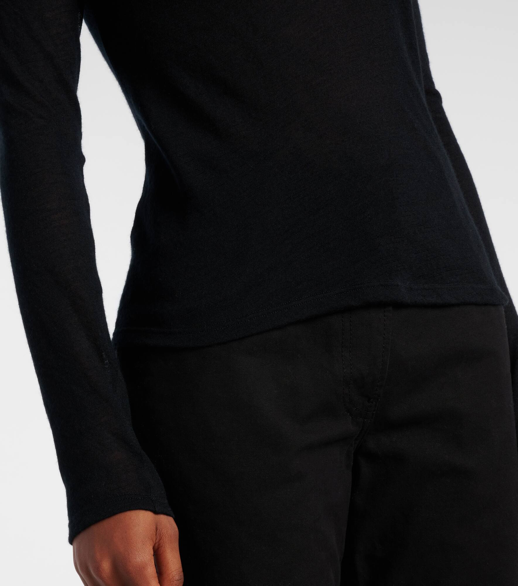 Iverness knitted cashmere top - 5