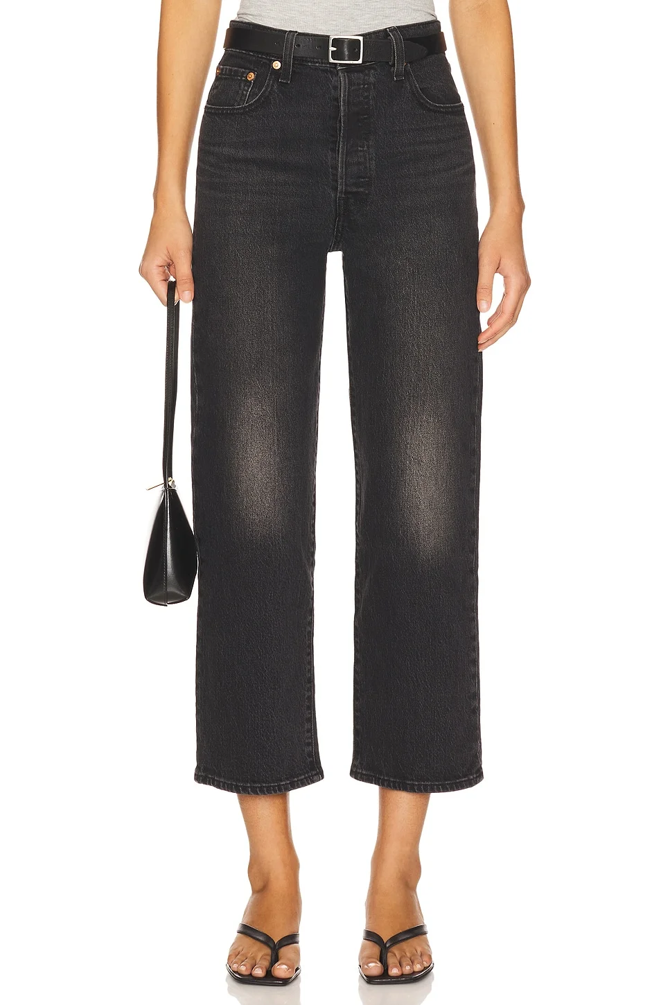 Ribcage Straight Ankle Jeans - 1