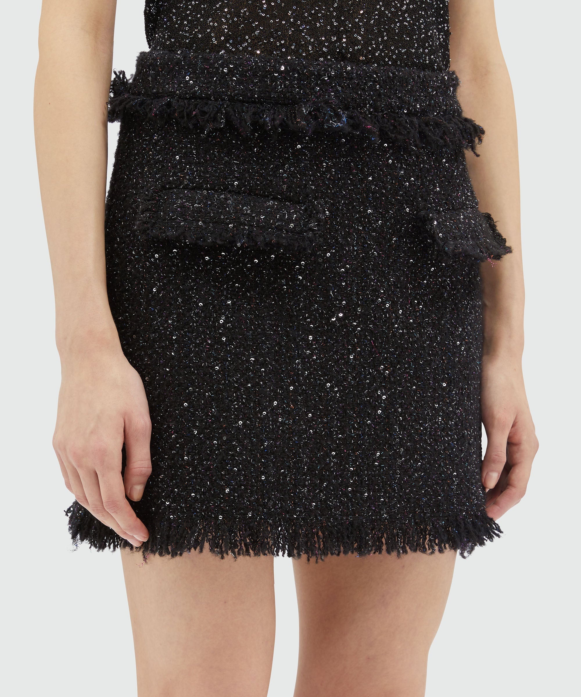 Lurex tweed miniskirt - 5