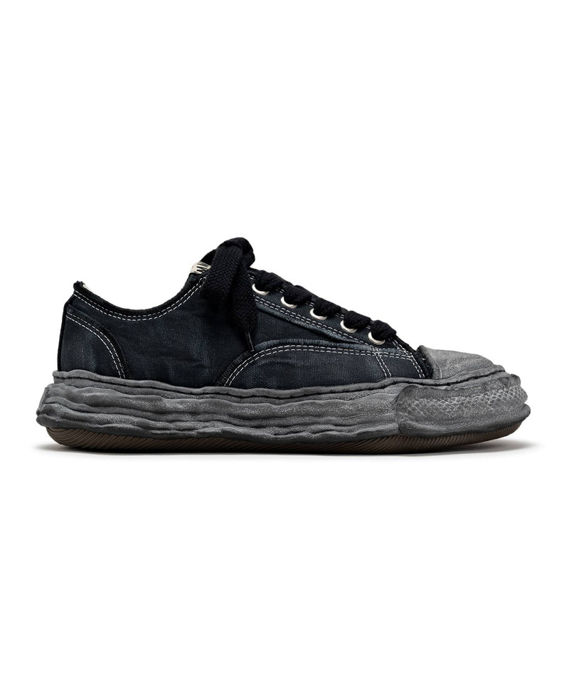 "PETERSON23" OG Sole Vintage Effect Embroidered Canvas Low-top Sneaker 11