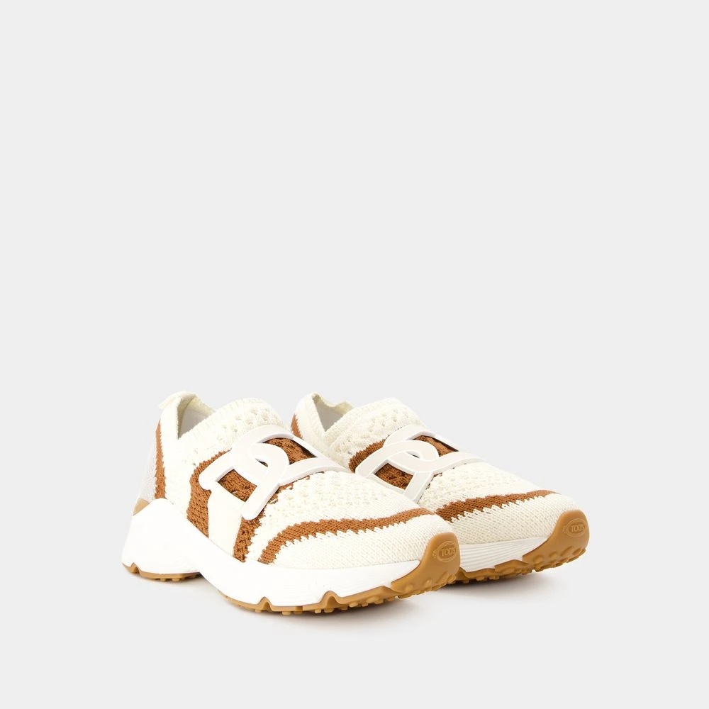 【関税込み】Sport Run Sneakers - Tod's - Canvas - Beige Tod's SPORT RUN SNEAKERS - TODS - CANVAS - BEIGE | miinto