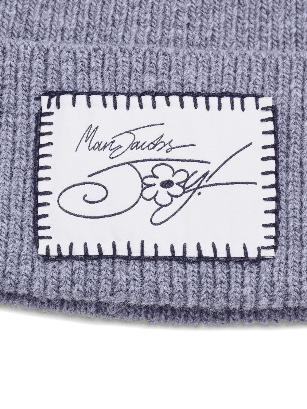 The Joy flower-embellished beanie hat - 3