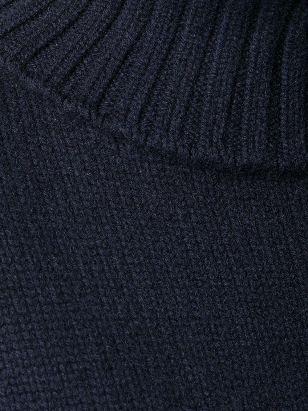 roll neck rib-trimmed jumper - 5