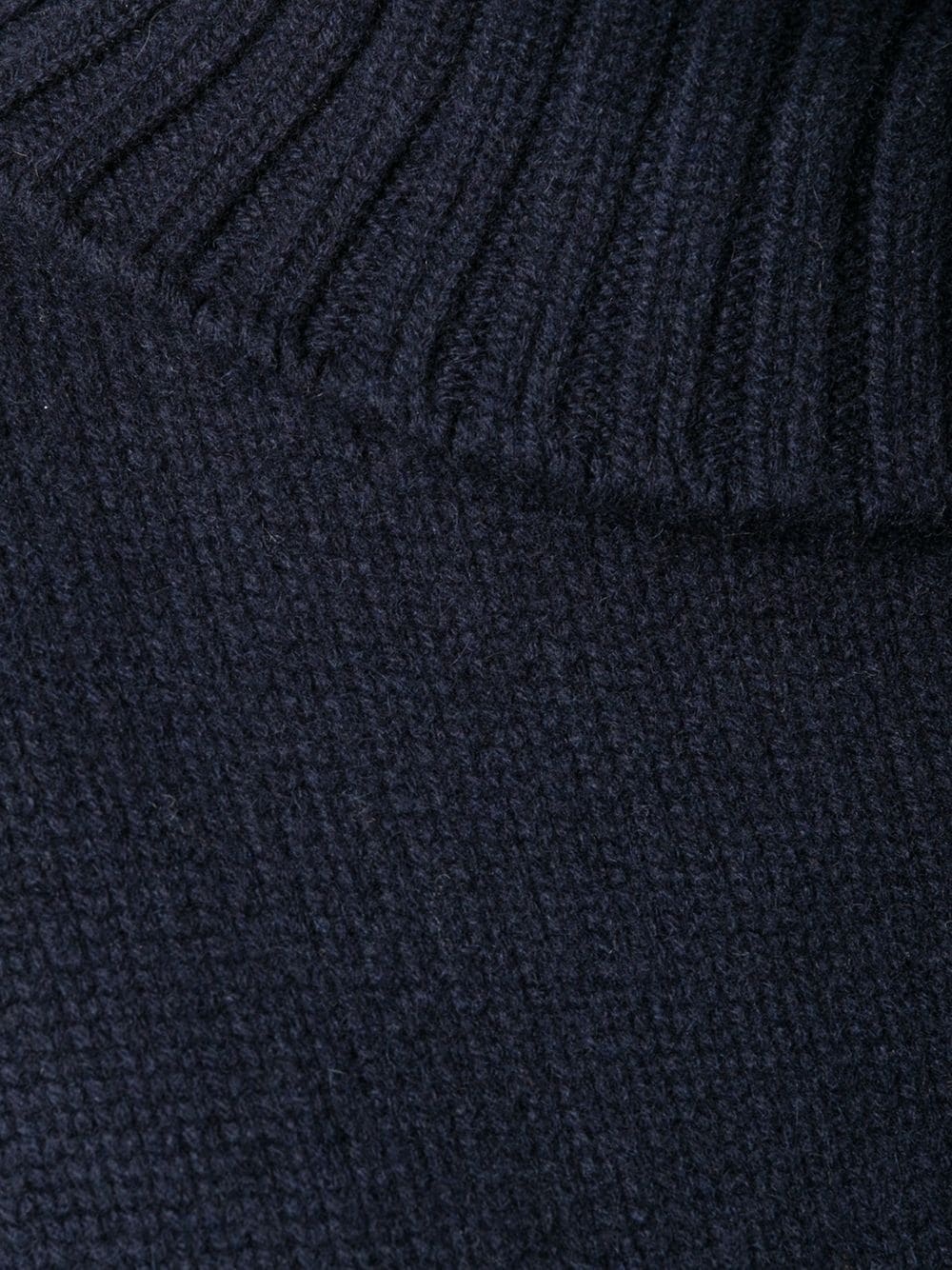 roll neck rib-trimmed jumper - 11