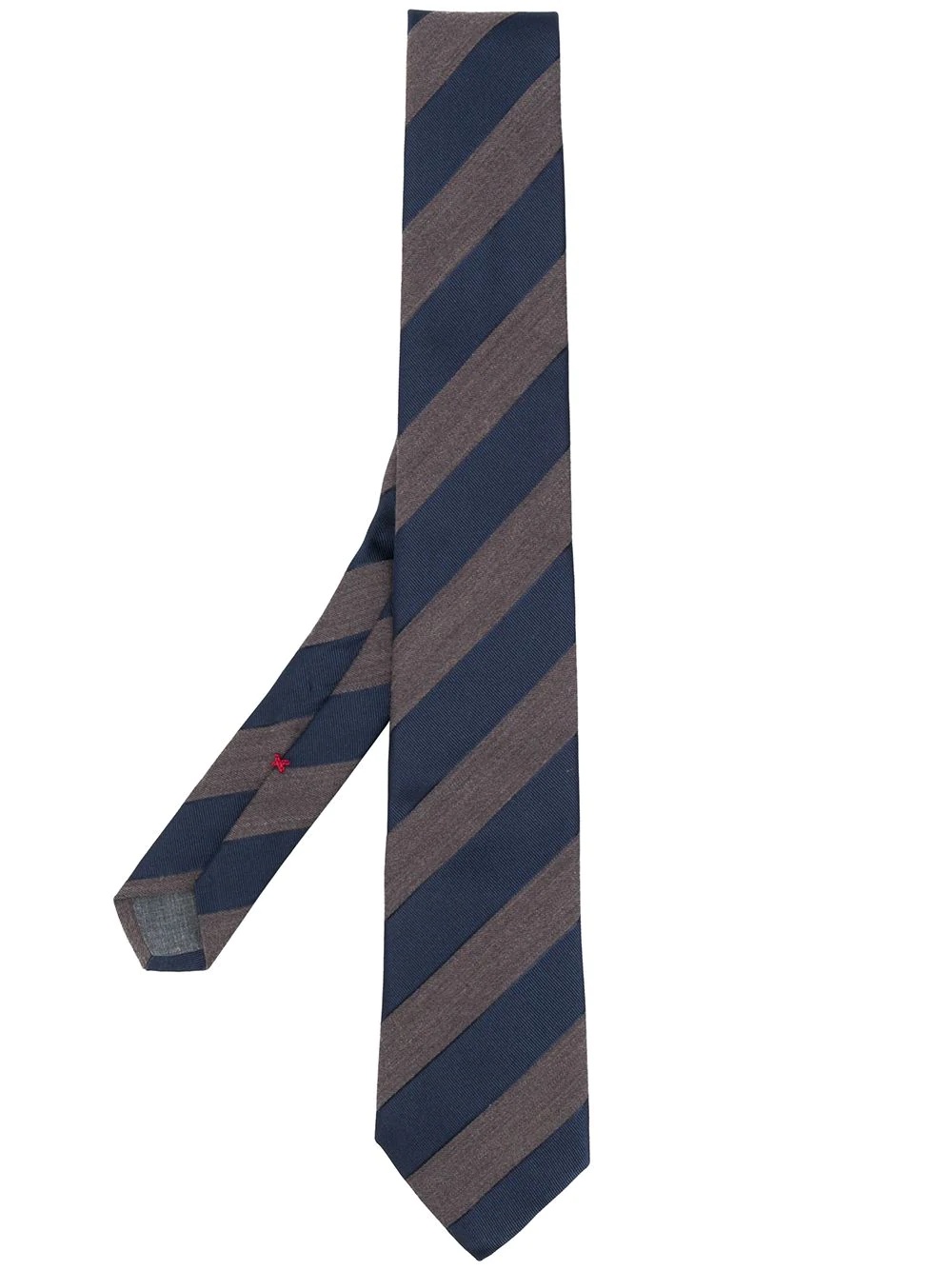 striped-print pointed tie - 1