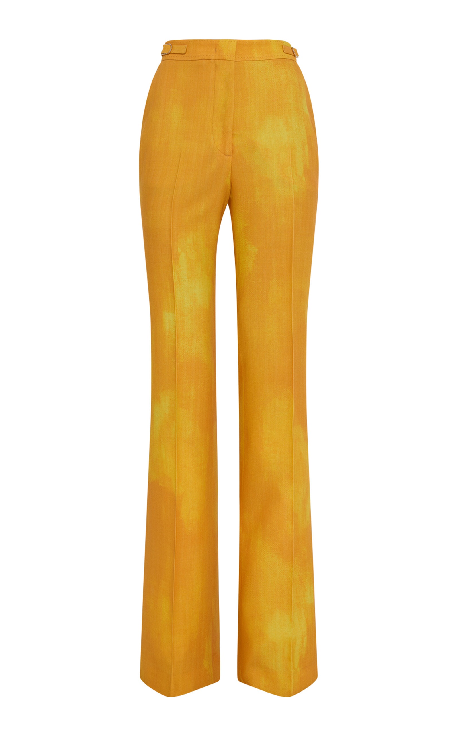 Vesta Pintucked Wool Pants yellow - 1
