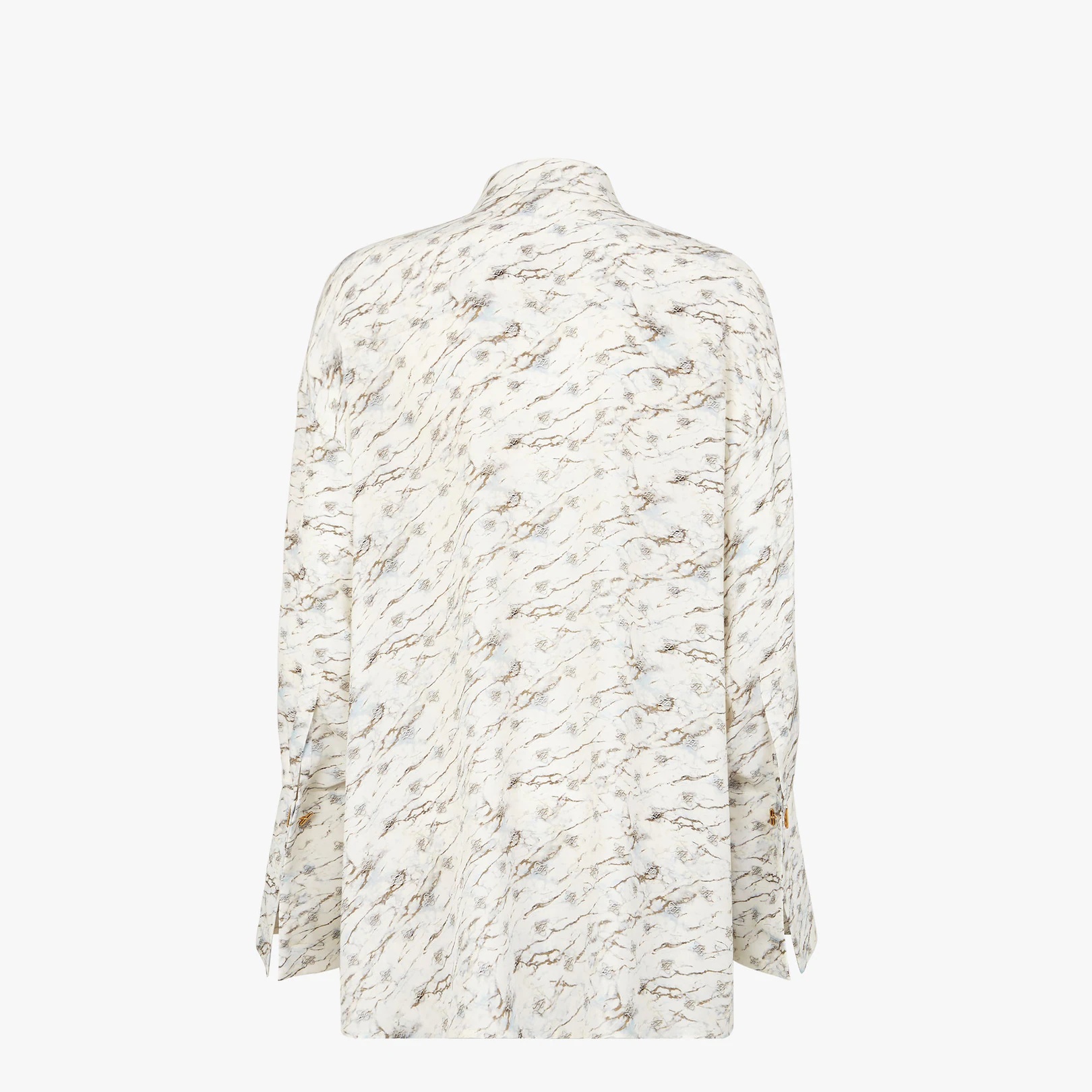 White satin crêpe shirt - 2