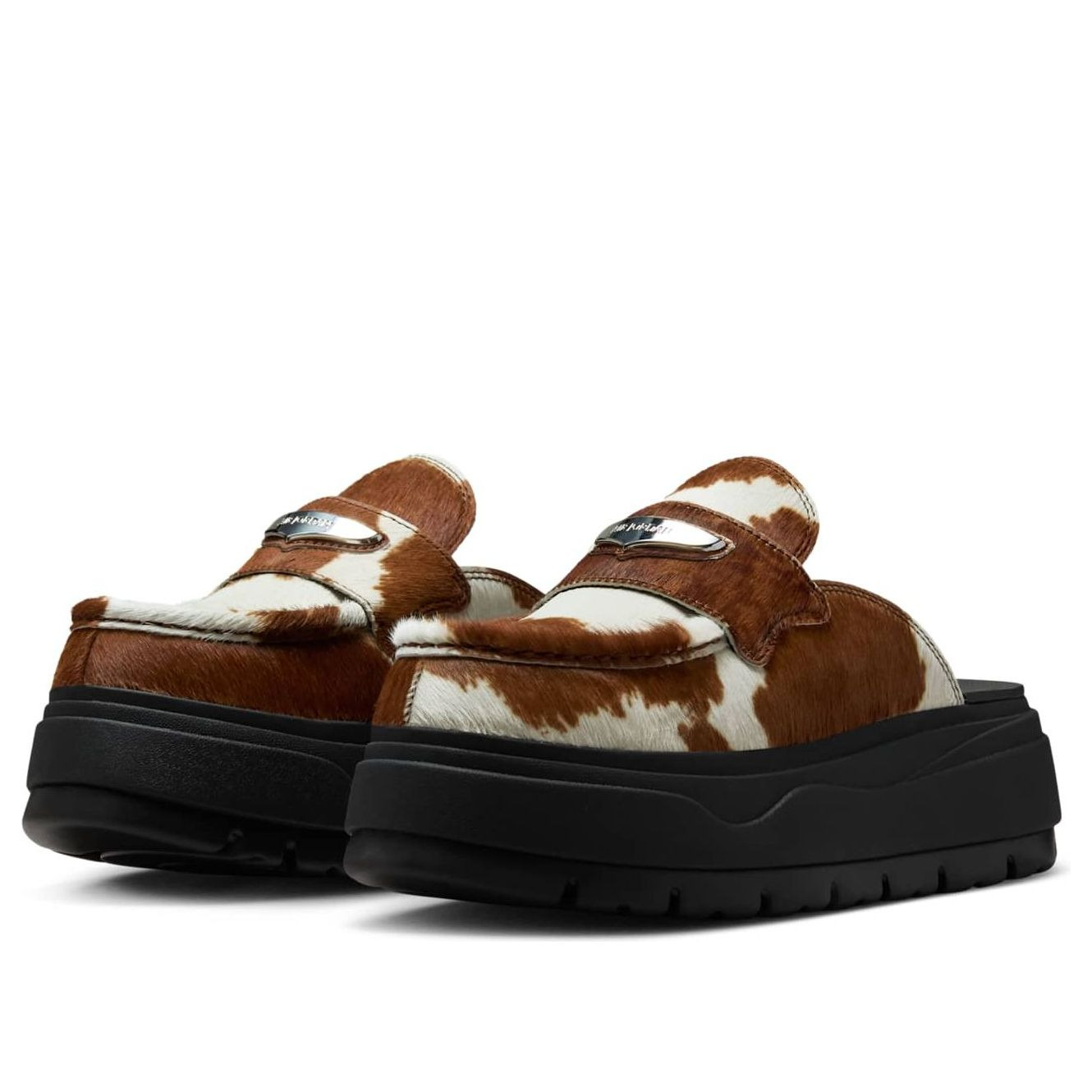 (WMNS) Air Jordan Mule 'Cowprint' IB1497-001 - 4