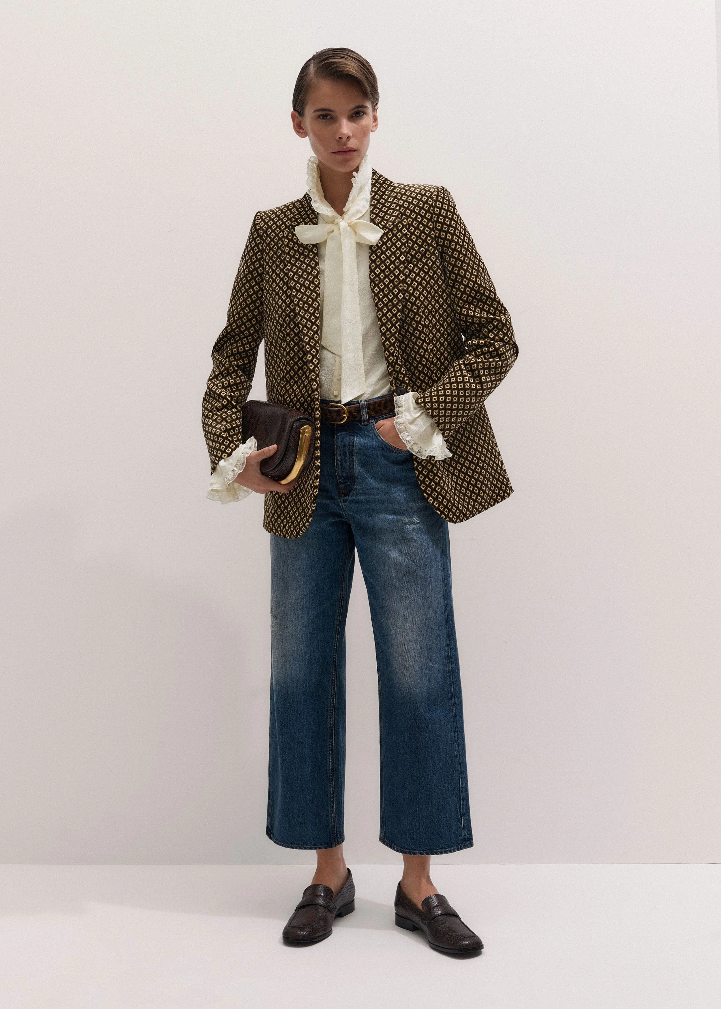 Straight Crop Jean - 1