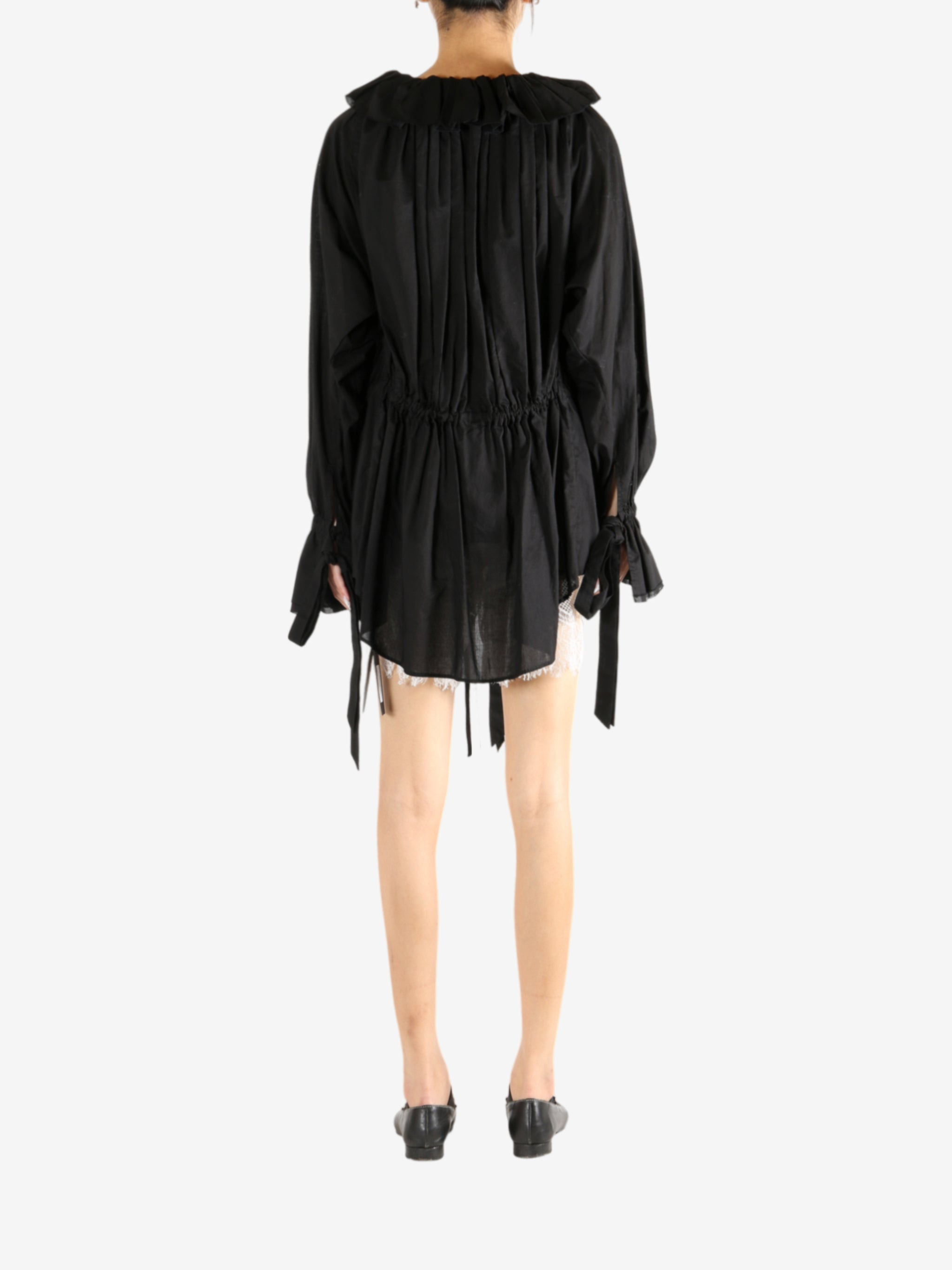 ANN DEMEULEMEESTER - Women Bregje Ruffled Dress - 3