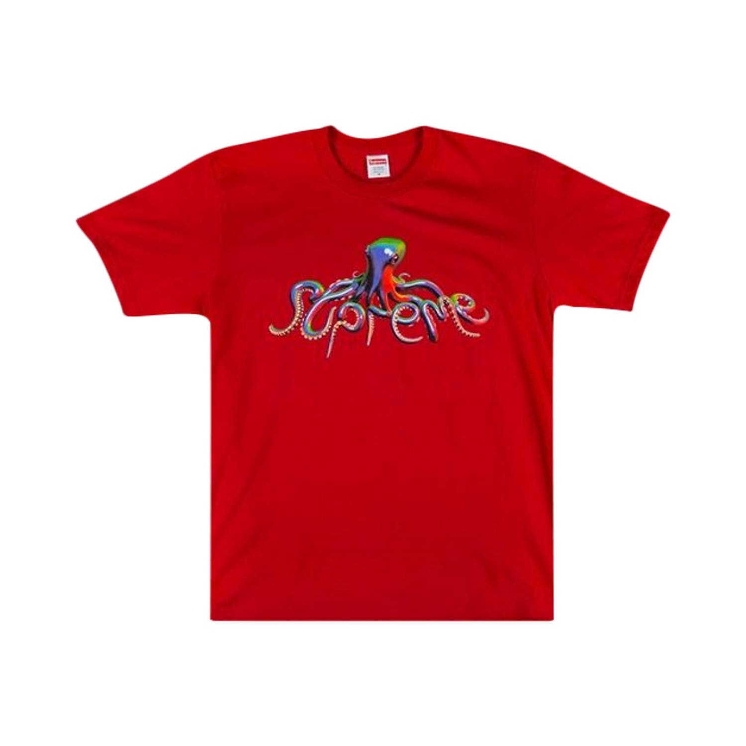 Supreme Tentacles T-Shirt 'Red' - 1