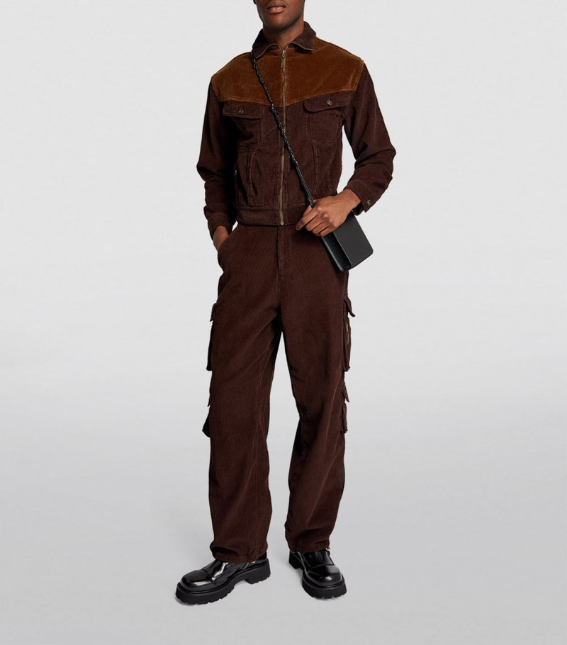 Corduroy Cargo Trousers 3