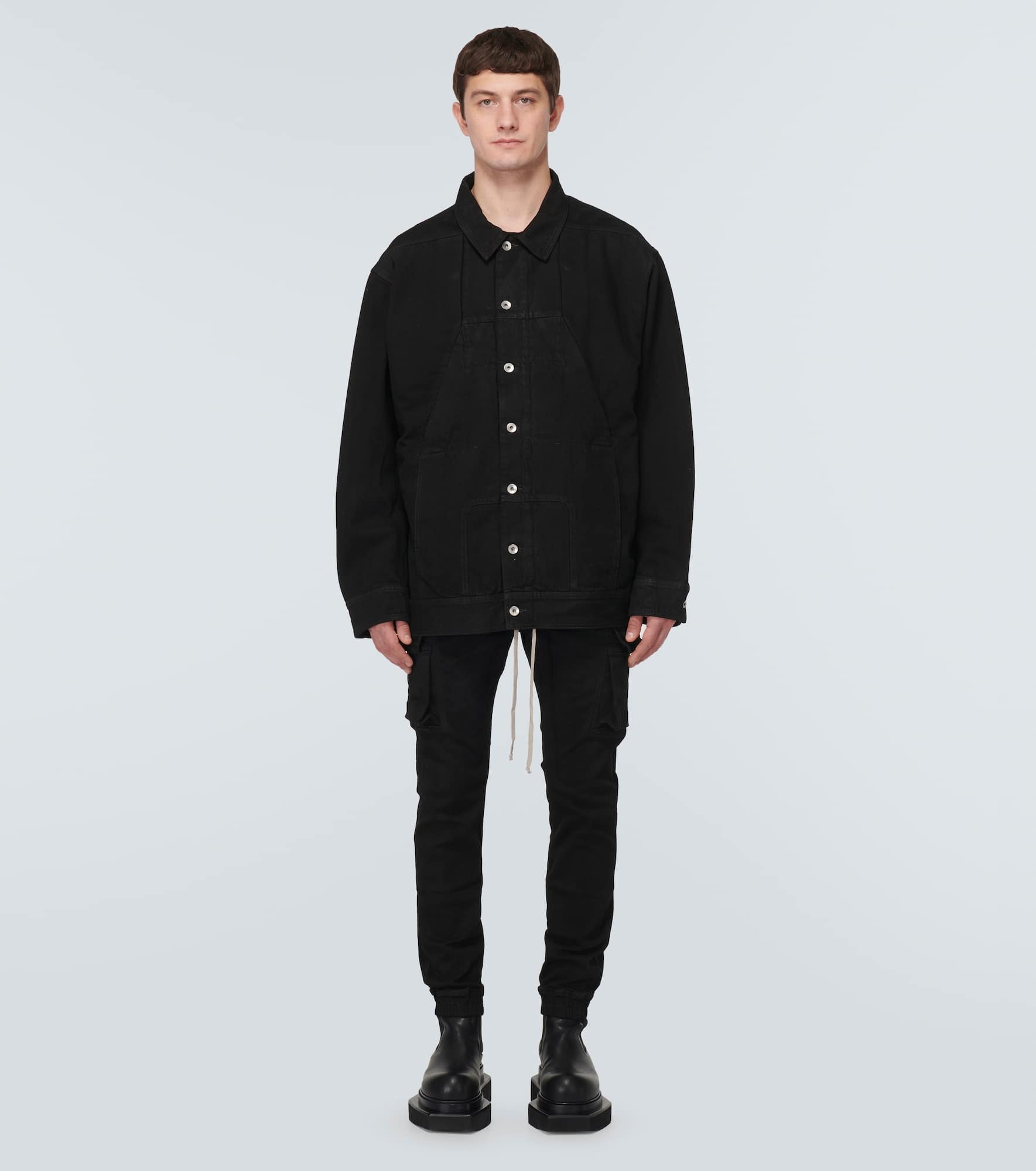 Mastodon denim cargo pants - 2