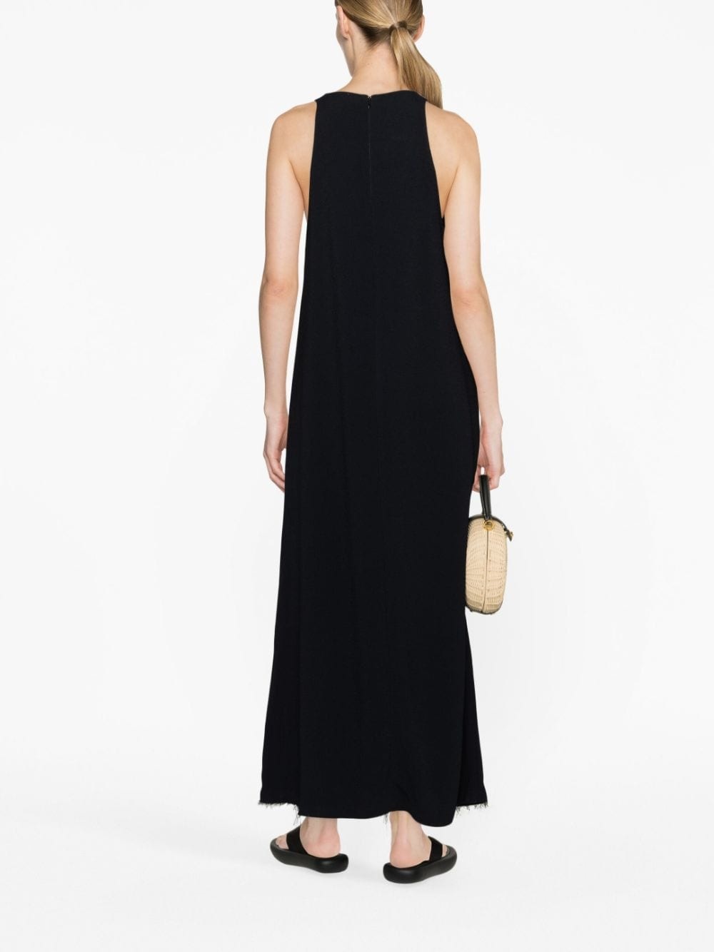 scoop-neck sleeveless dress - 3