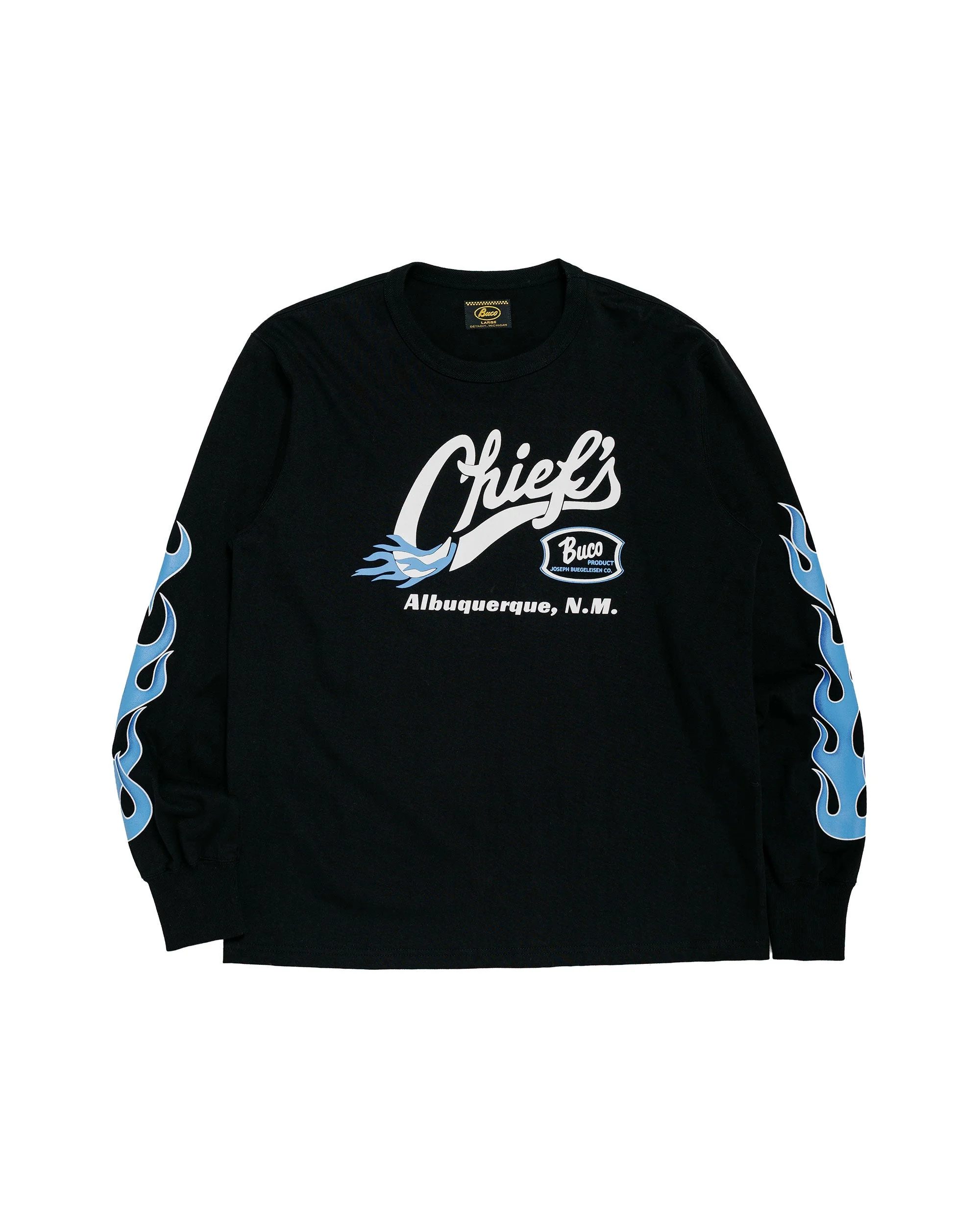 BC26005 BUCO L/S Tee / Chiefs Black/Blue - 1