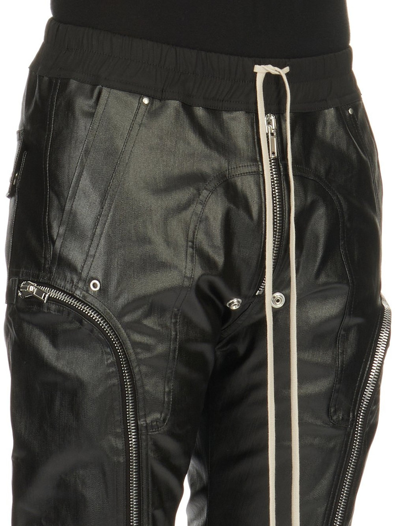 Black Bauhaus Denim Cargo Pants 4