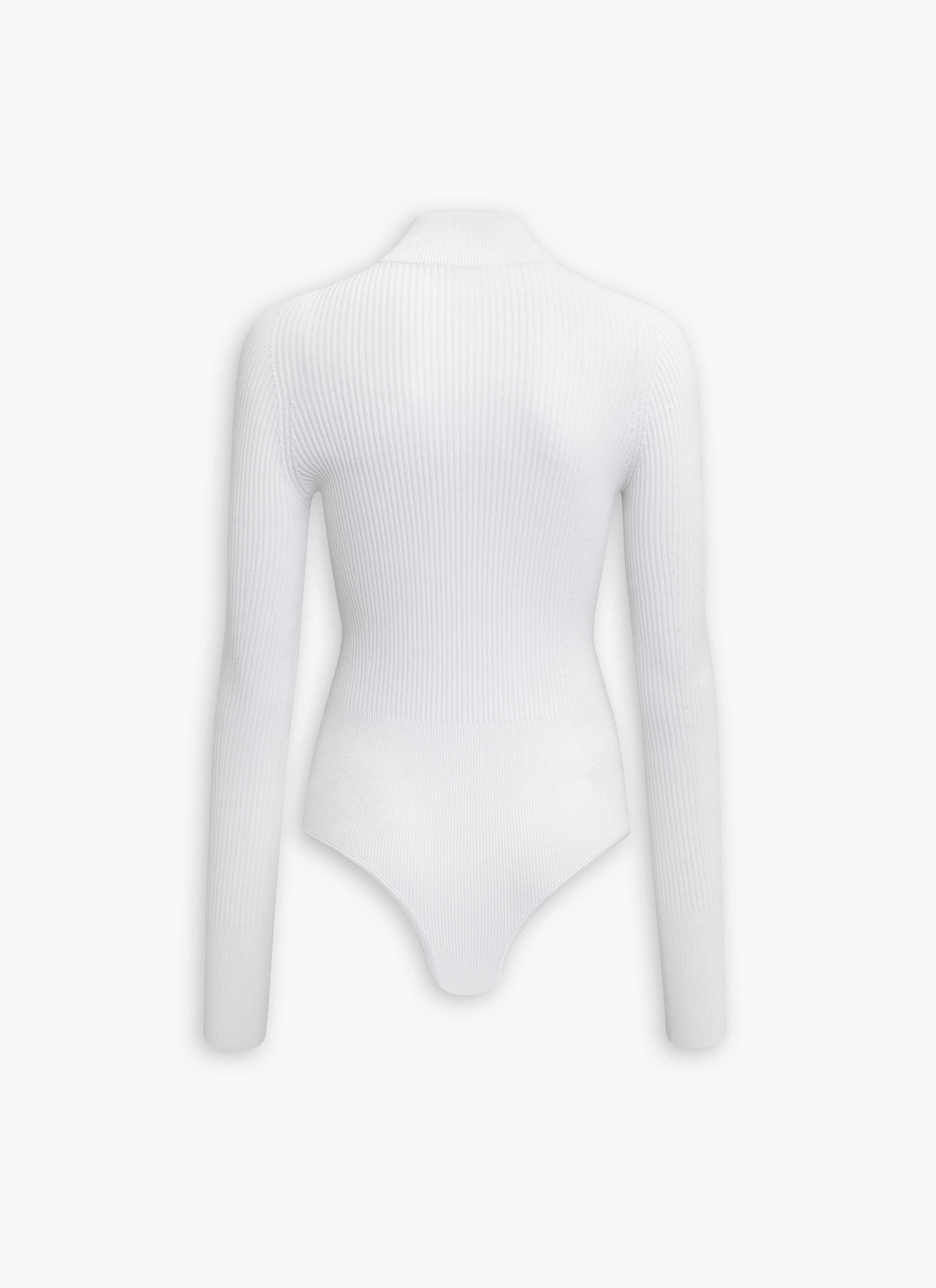 RIBBED KNIT BODYSUIT - 4