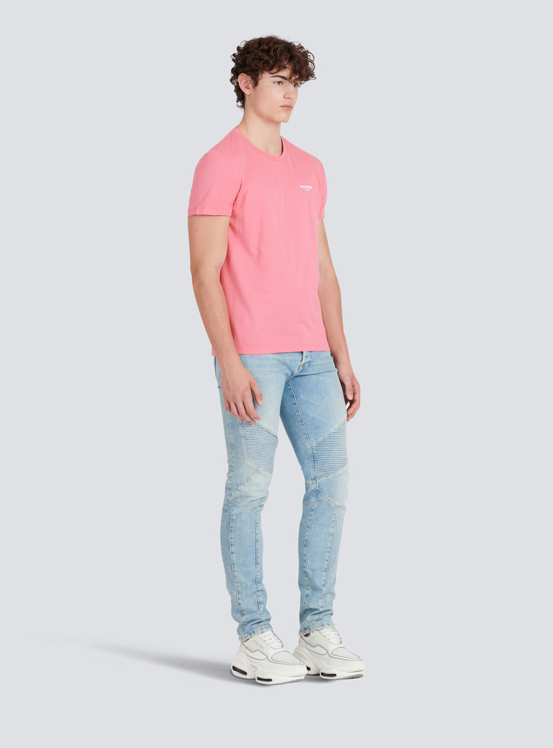 Slim cut eco-designed denim cotton jeans 5
