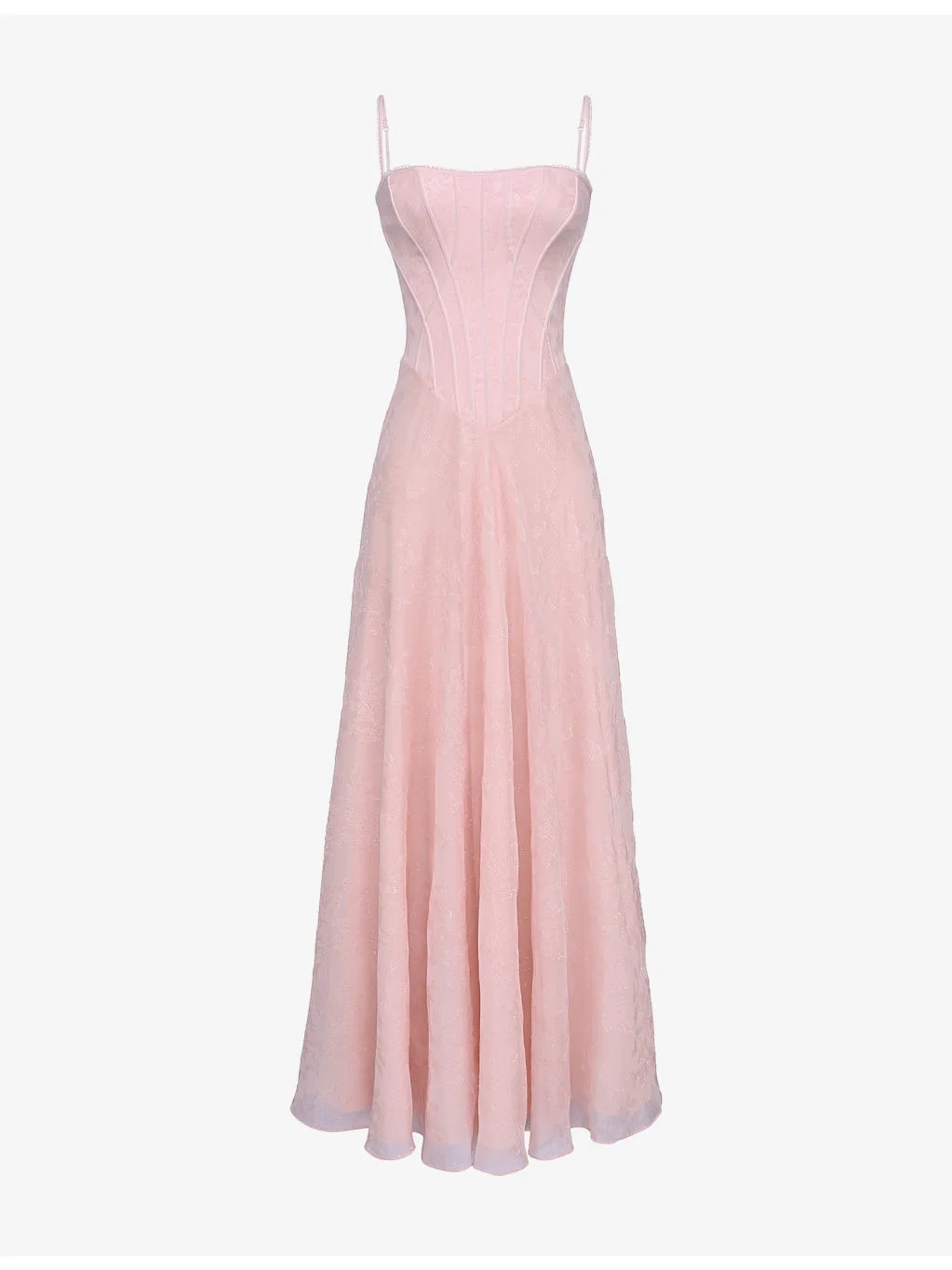 Esme Floral-Pattern Chiffon Maxi Dress - 1