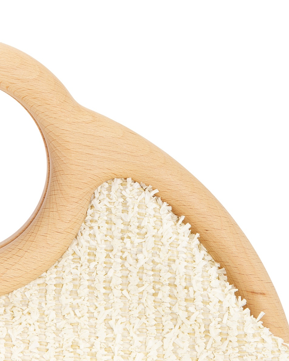 Sloane Raffia Frame Clutch - 7