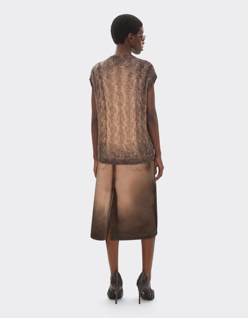 Linen and cashmere vest 4