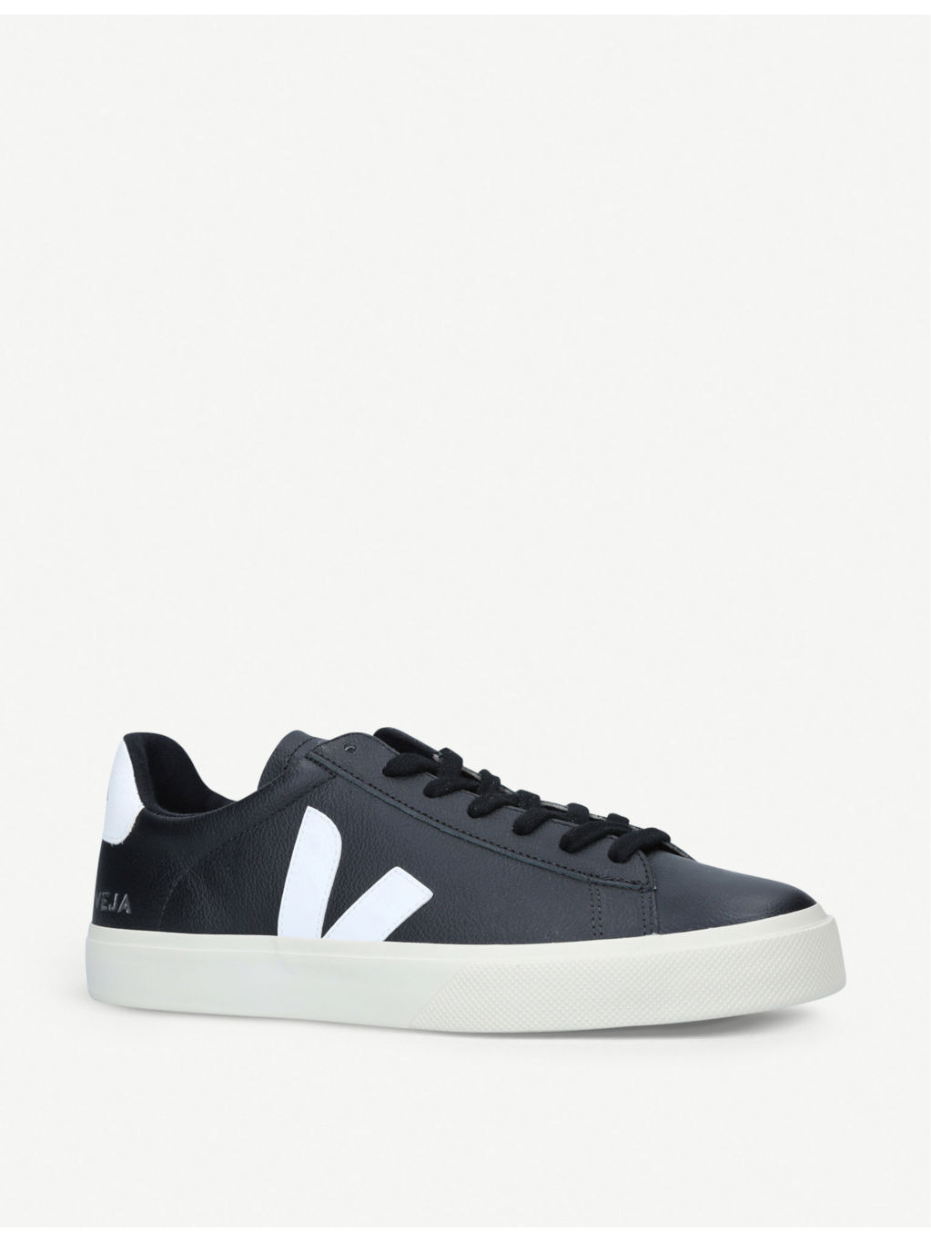 Men's Campo leather and coated-canvas low-top trainers - 3